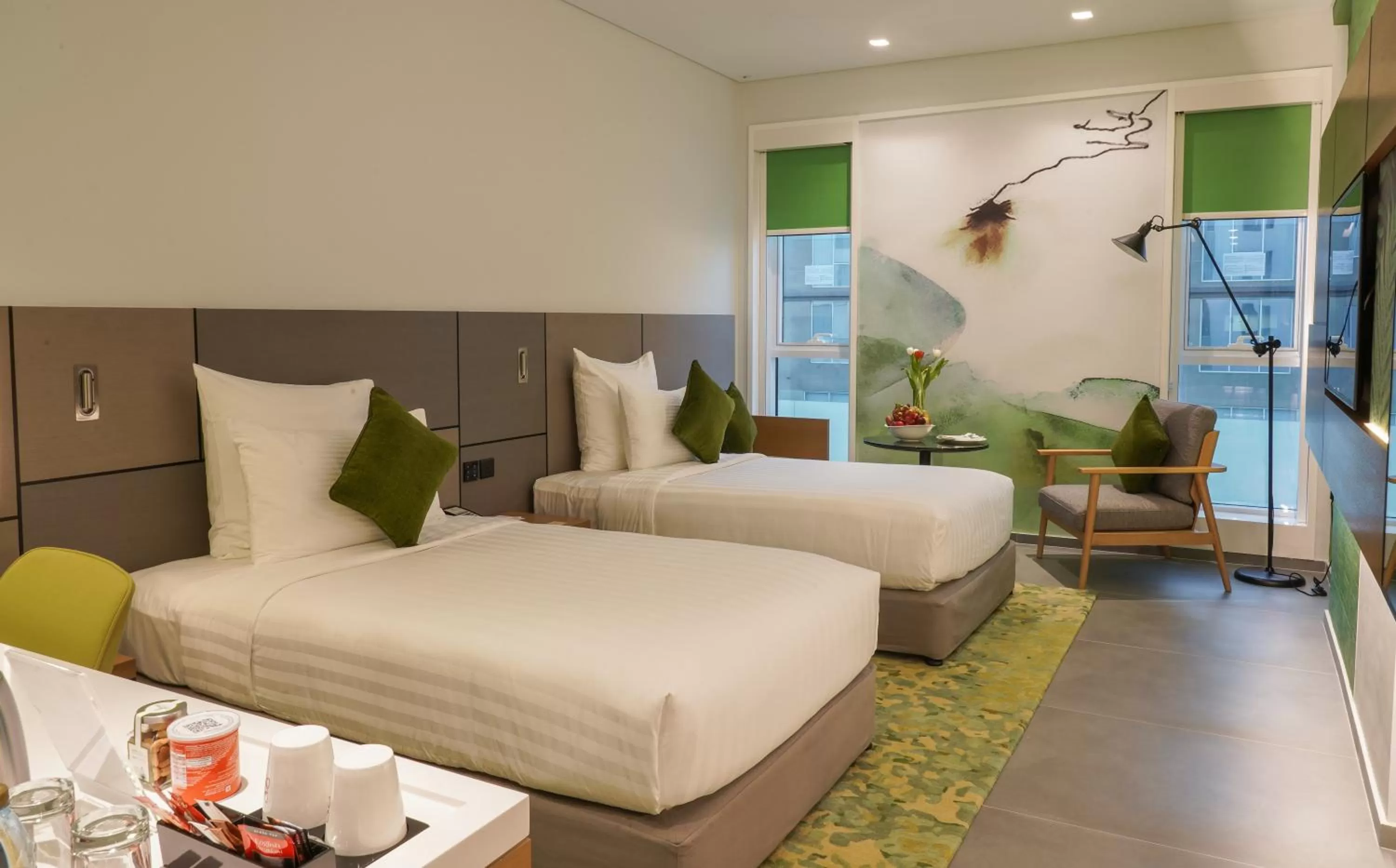 Bed in Al Khoory Courtyard Hotel