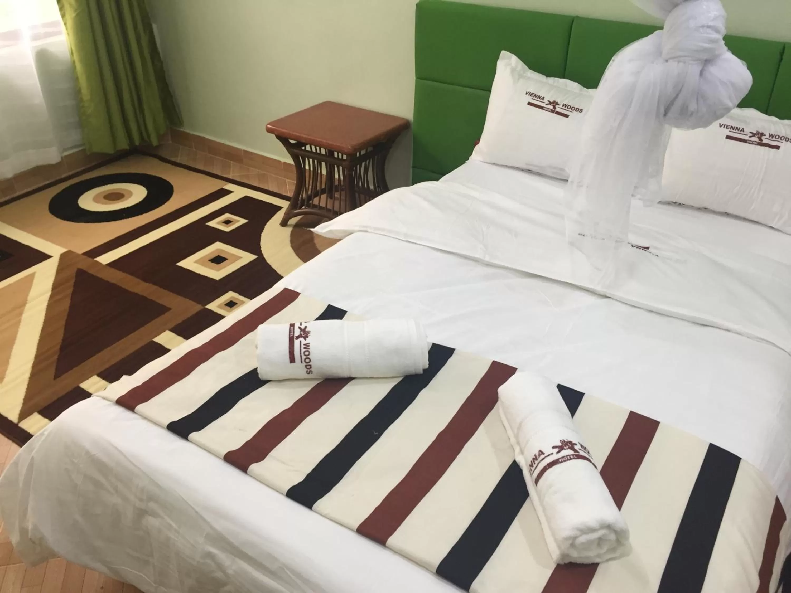 Bed in Vienna Woods Hotel Nakuru