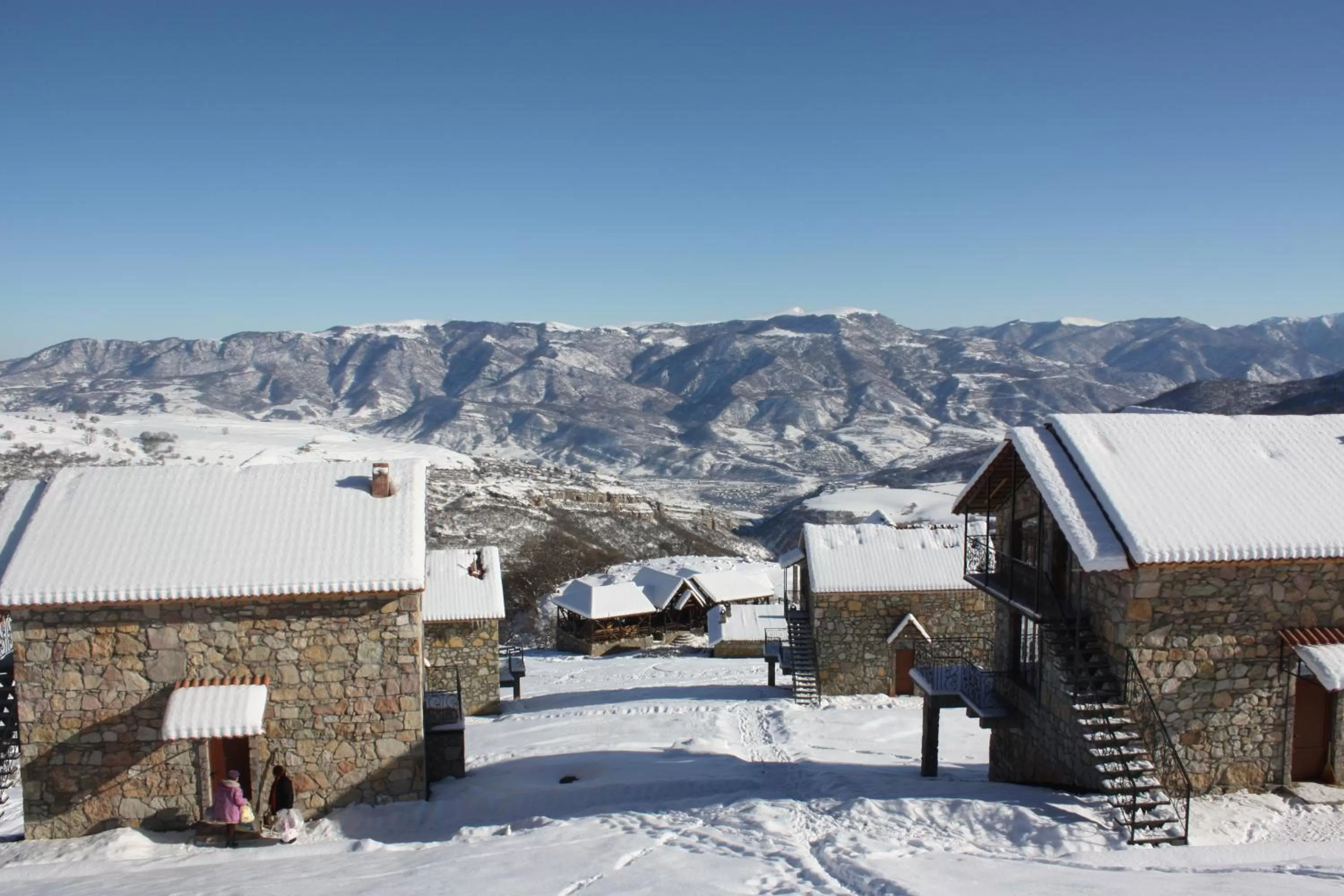 Property building, Winter in Apaga Resort