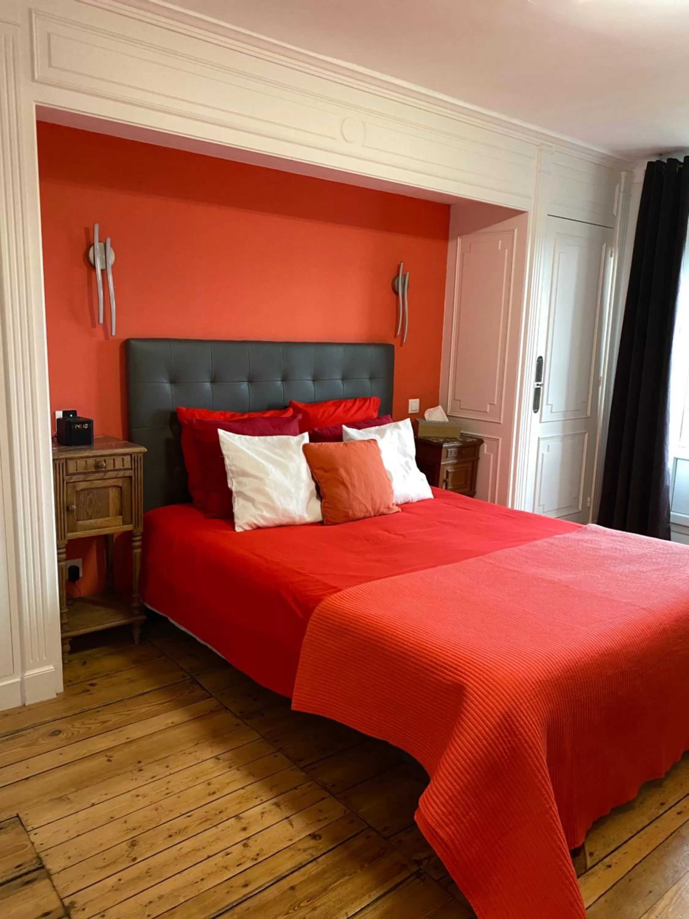 Bed in Chambres d'Hôtes Au coin du spa