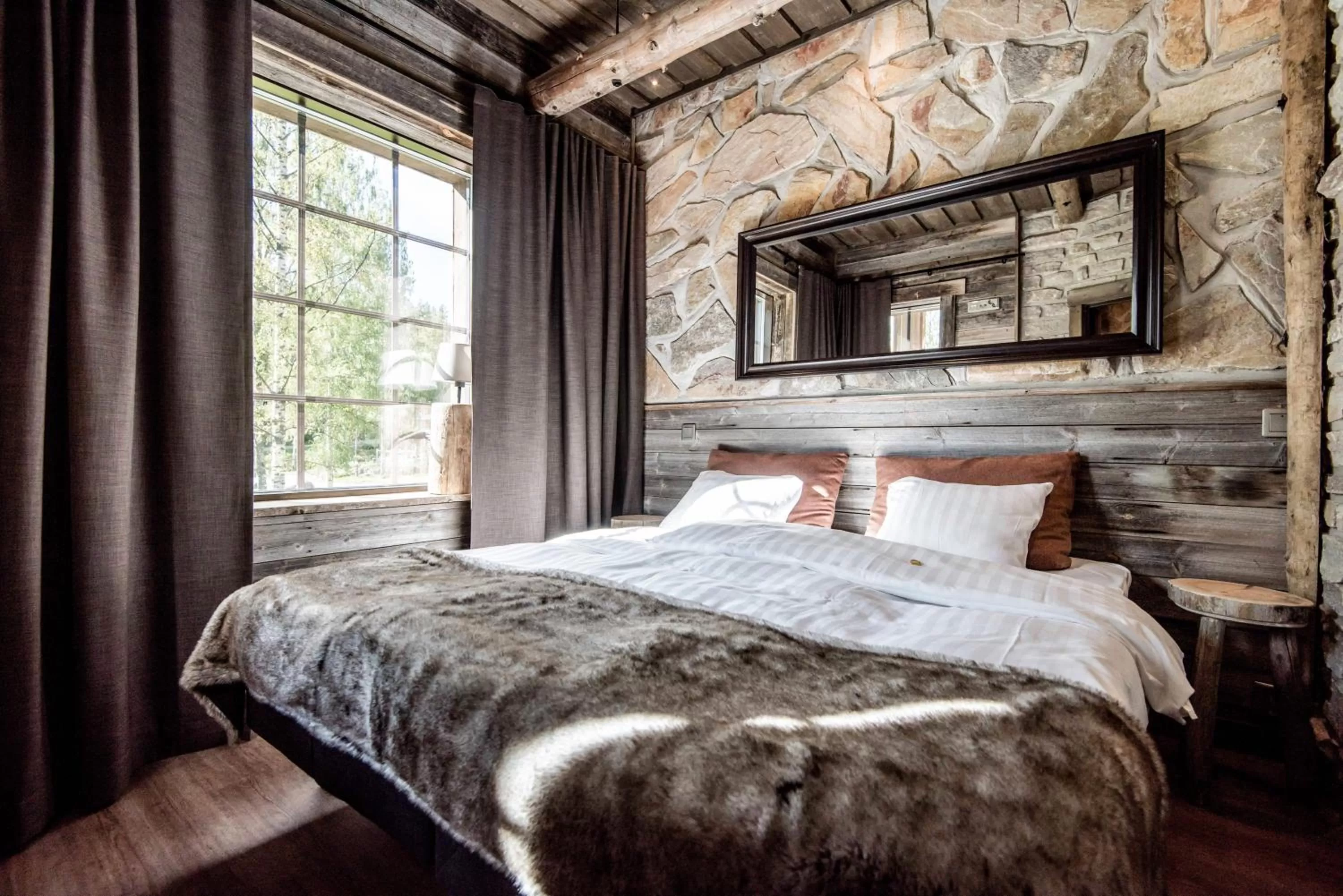 Bed in Hotel & Spa Resort Järvisydän