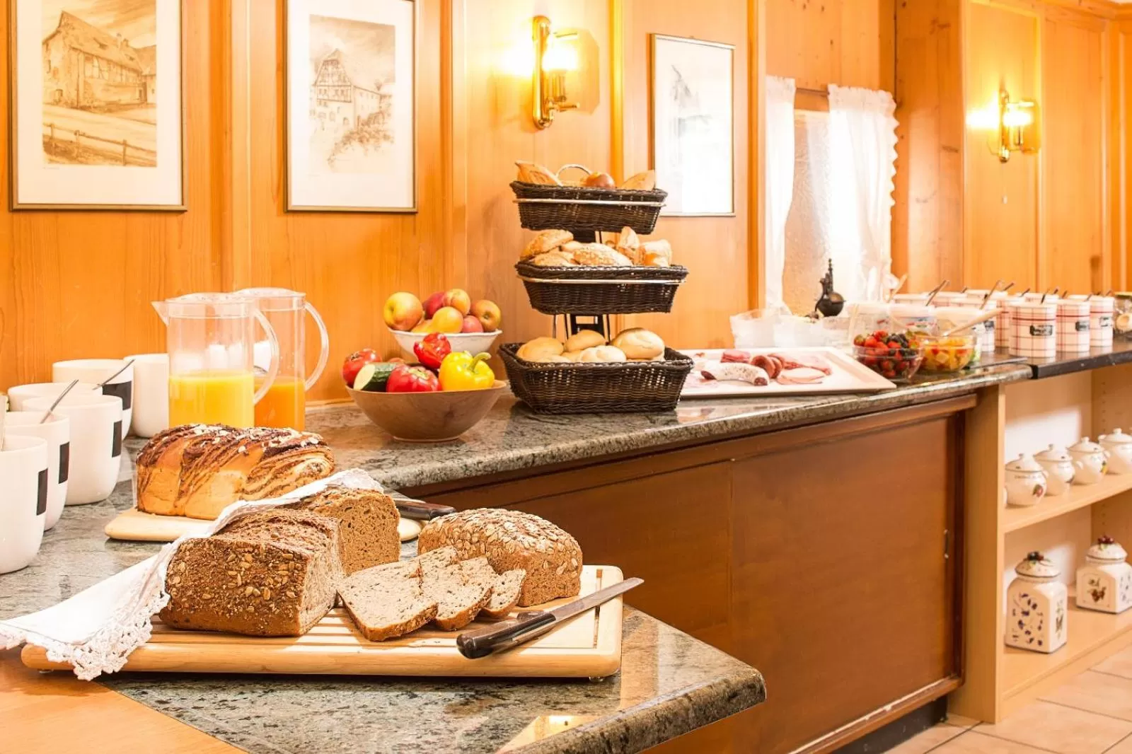 Breakfast in Hotel Oberwirt Wangen