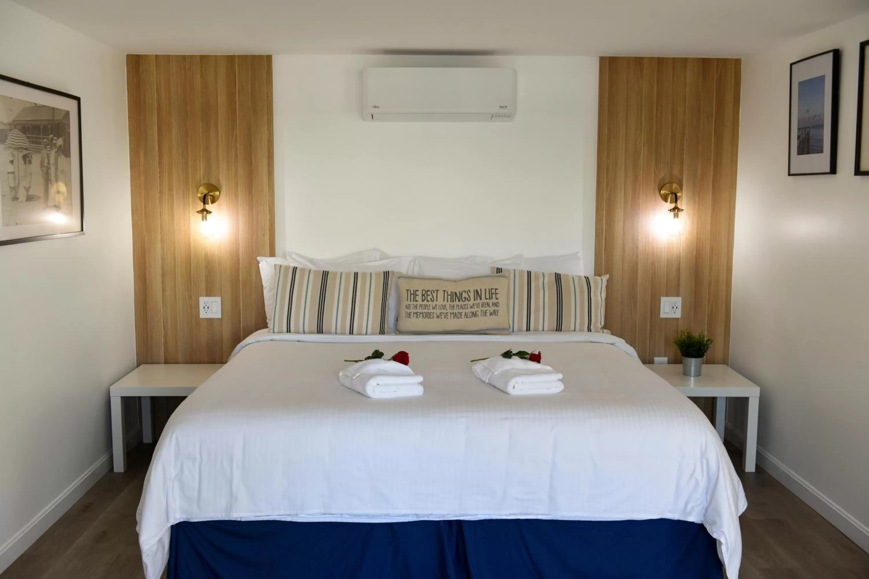 Bed in Cape Cod Veranda