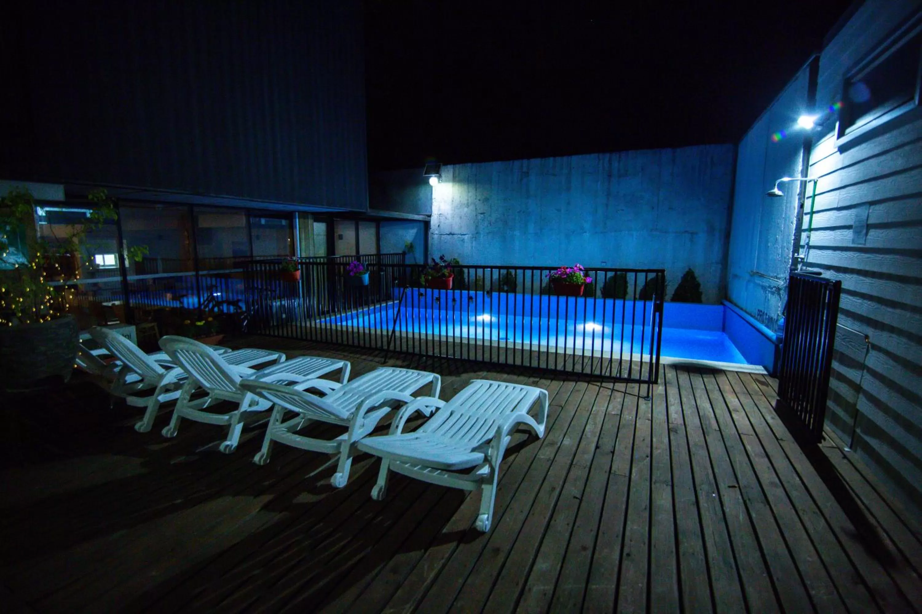 Night, Swimming Pool in Hotel Cumbres del Sur