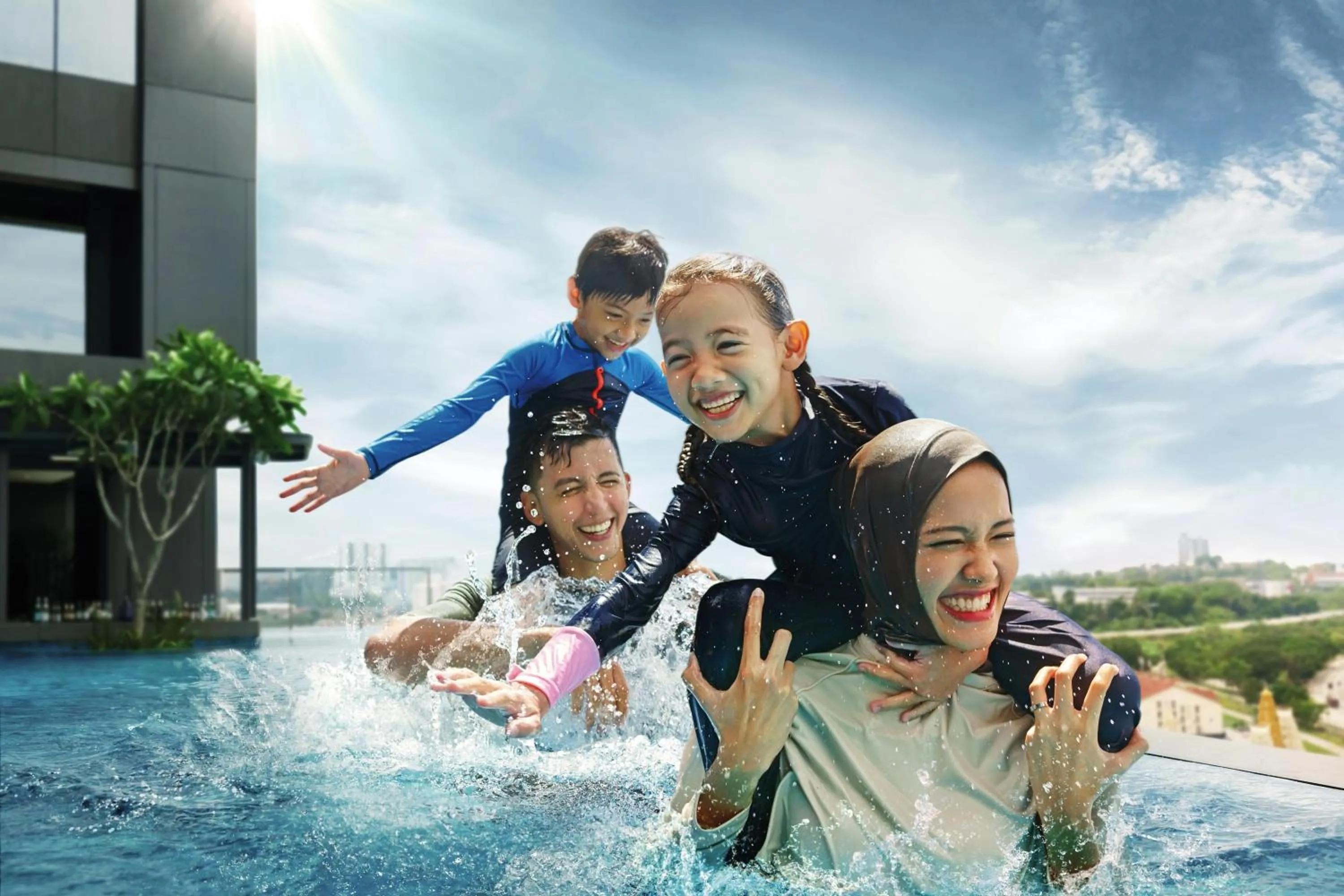 Swimming pool in Doubletree By Hilton Shah Alam I-City