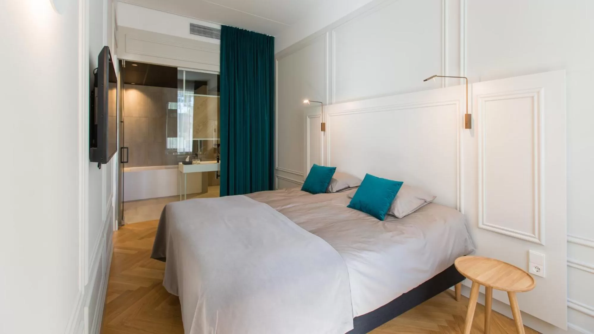 Bedroom, Bed in Park Hotel Viljandi