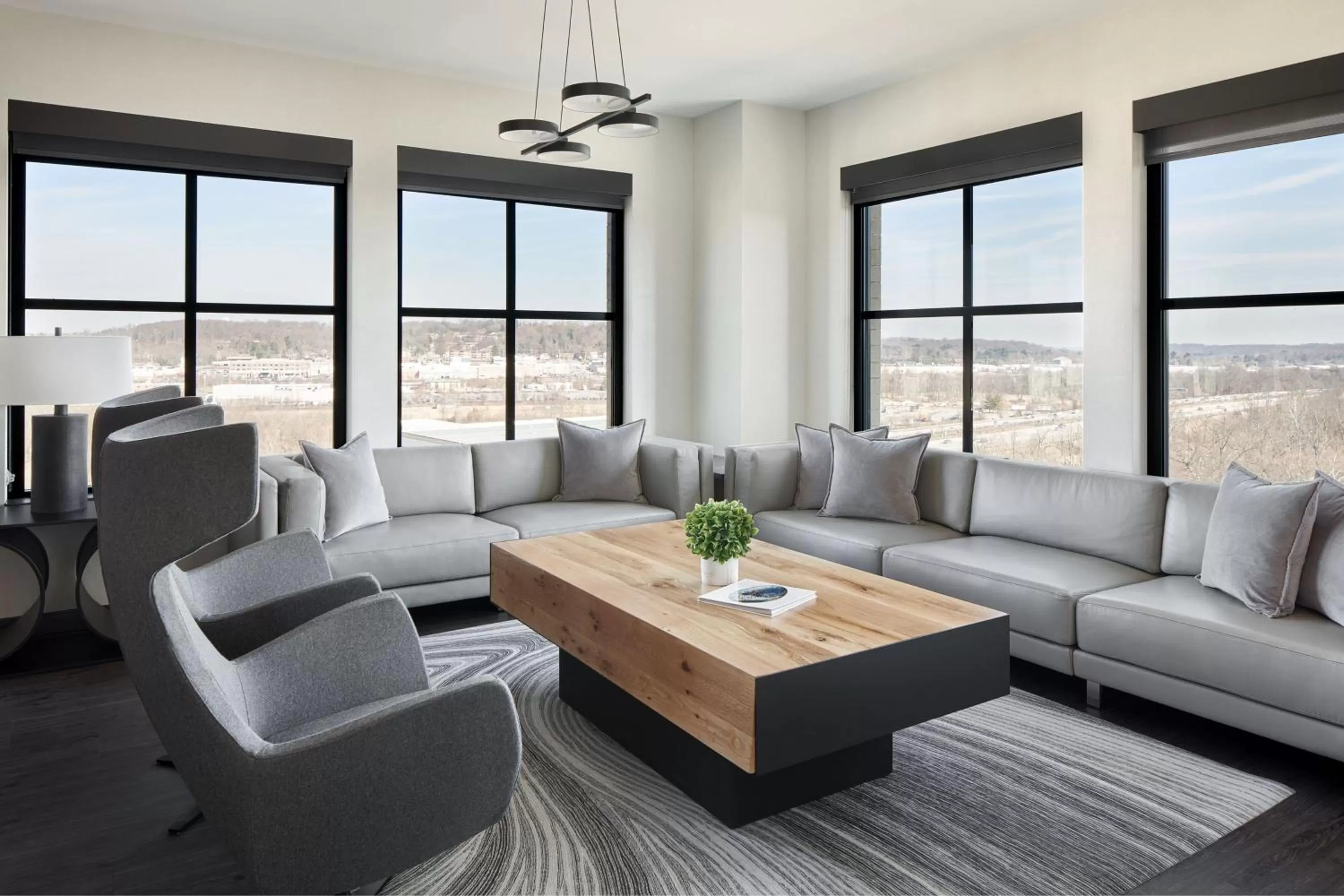 Living room in Marriott Owings Mills Metro Centre