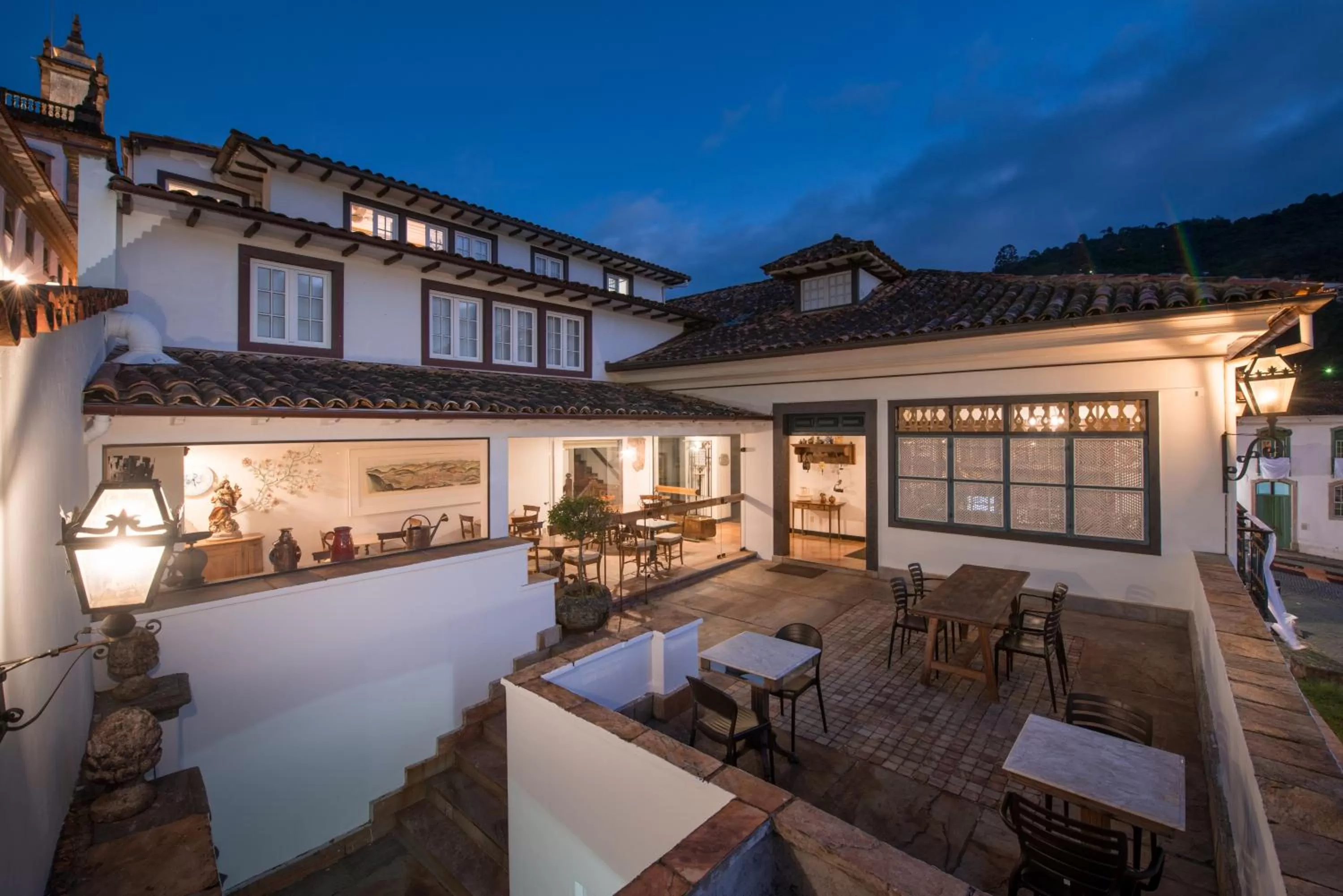 Patio in Pousada do Mondego