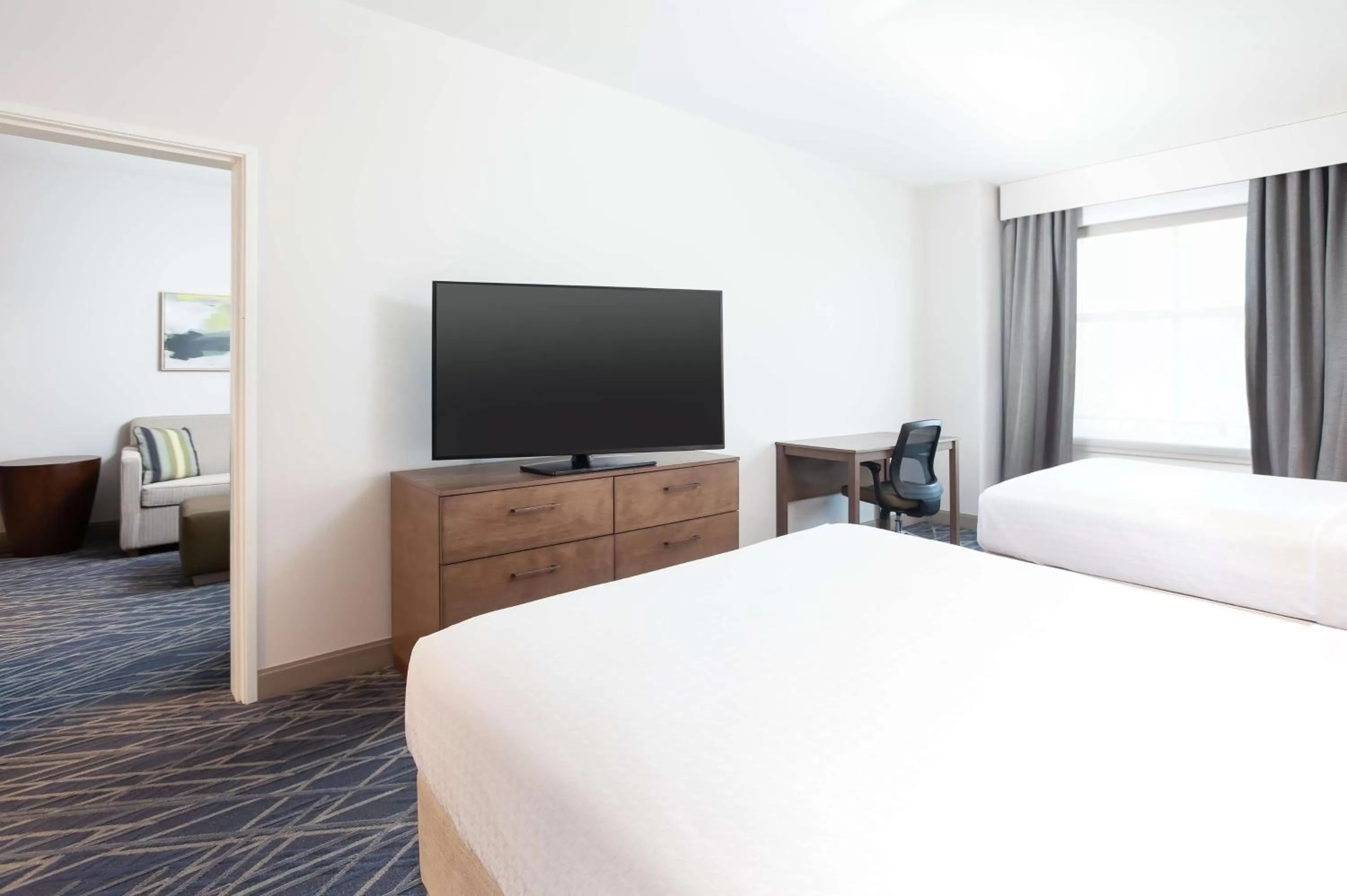 Queen Suite with Two Queen Beds and Roll-In Shower - Mobility Accessible in Homewood Suites By Hilton Broomfield Boulder