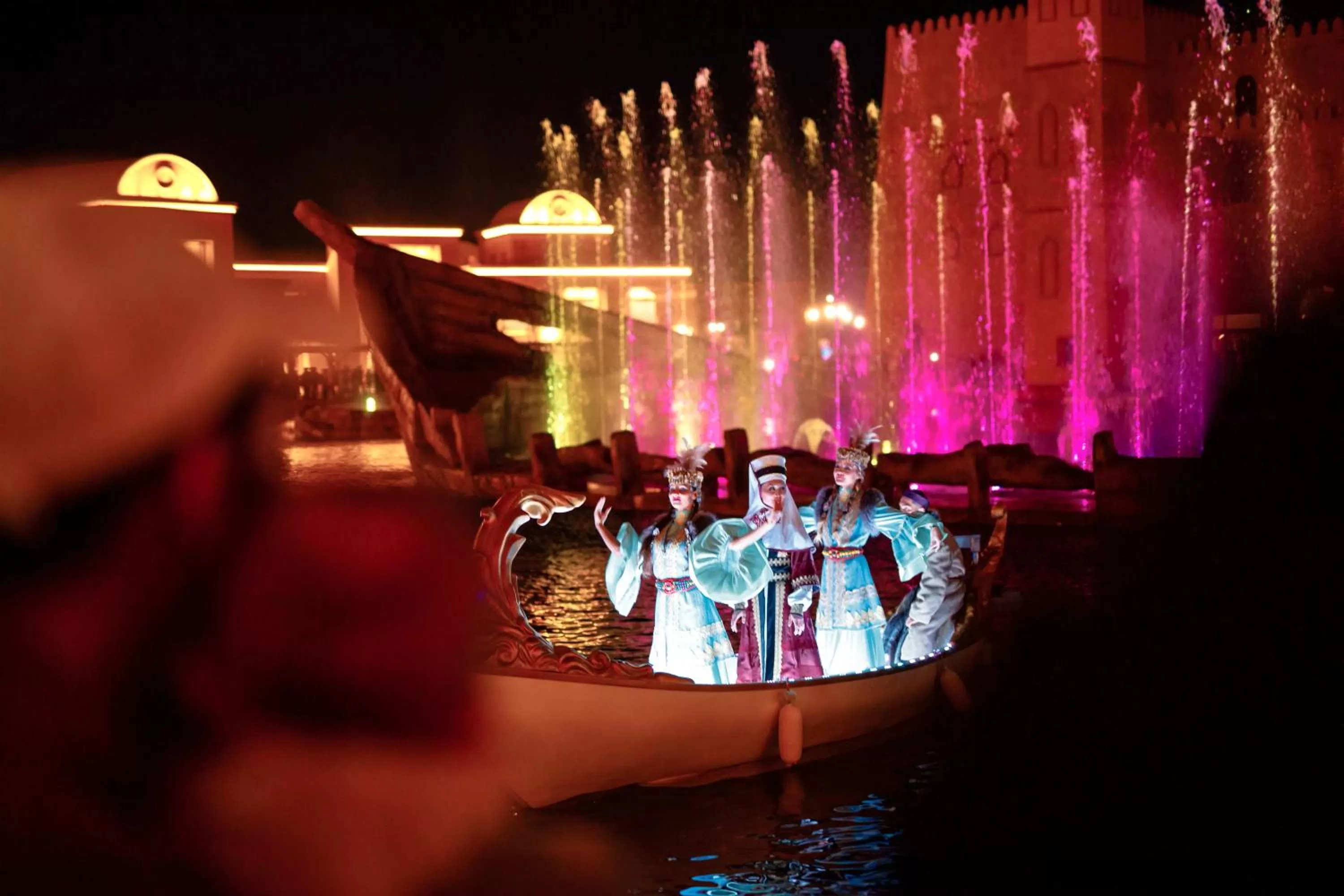 Entertainment in KARAVANSARAY Turkistan Harbour Hotel -FLYING THEATRE ACCESS