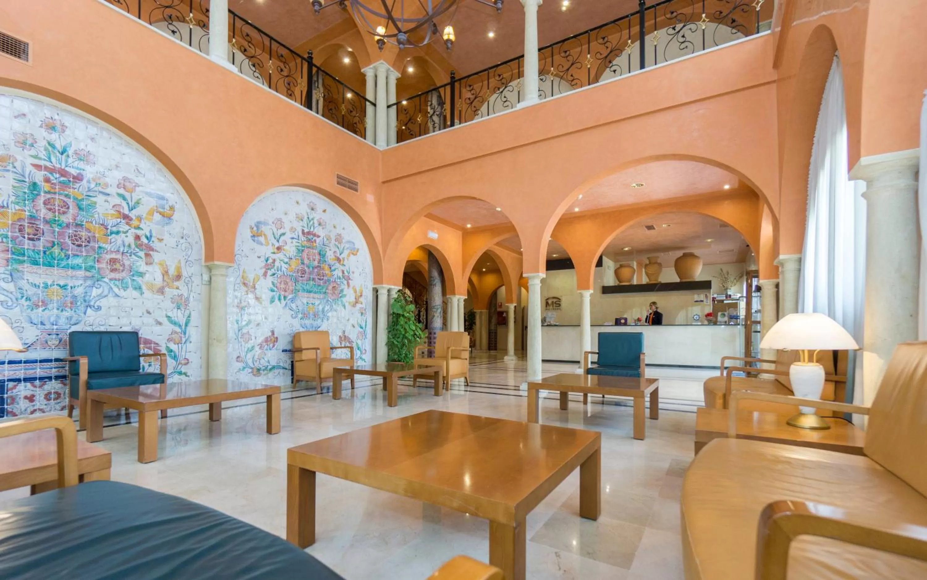 Lobby or reception in Hotel Fuente Las Piedras