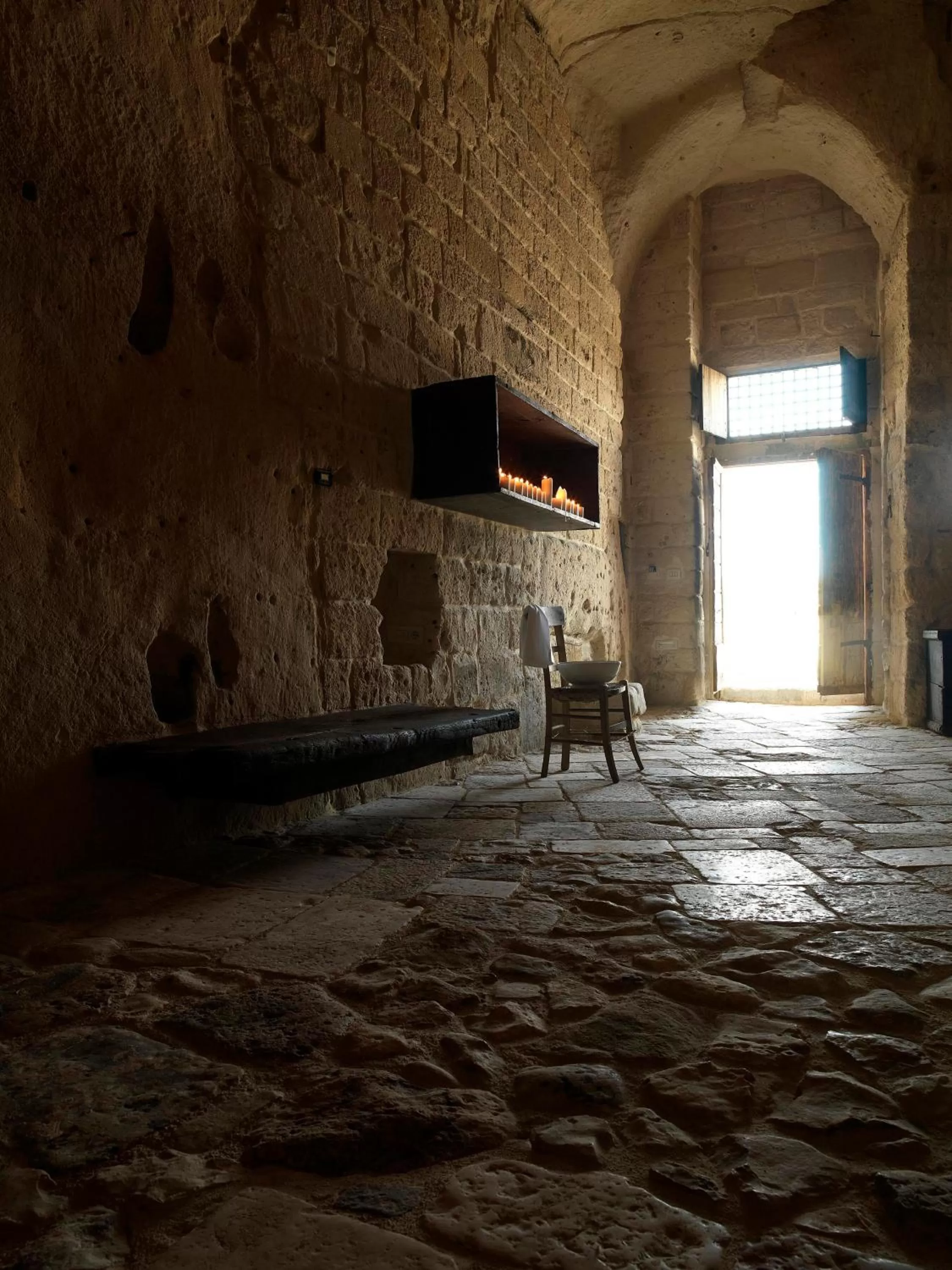Decorative detail in Sextantio Le Grotte Della Civita