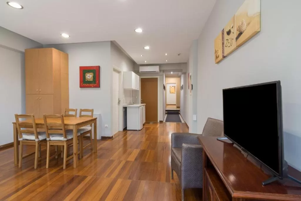 TV and multimedia in Arditou Akropolis Apartments-Suites