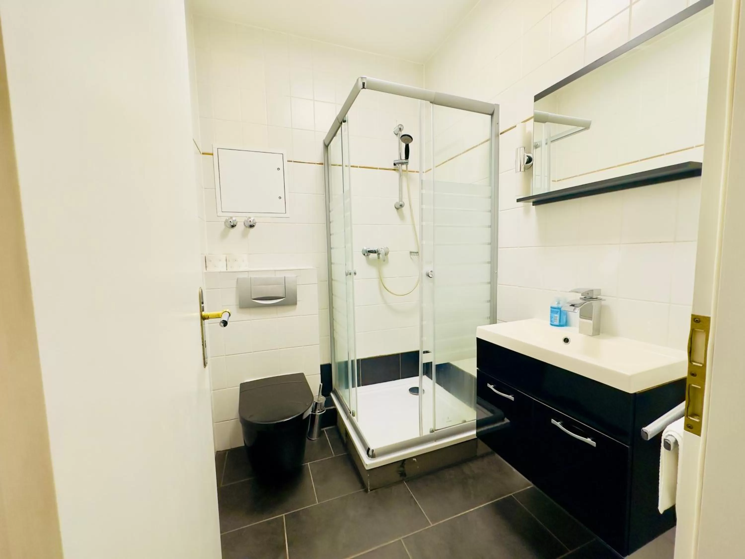 Bathroom in Saale, Marktplatz Zentrum, Apartmenthaus am Dom von Plant Room