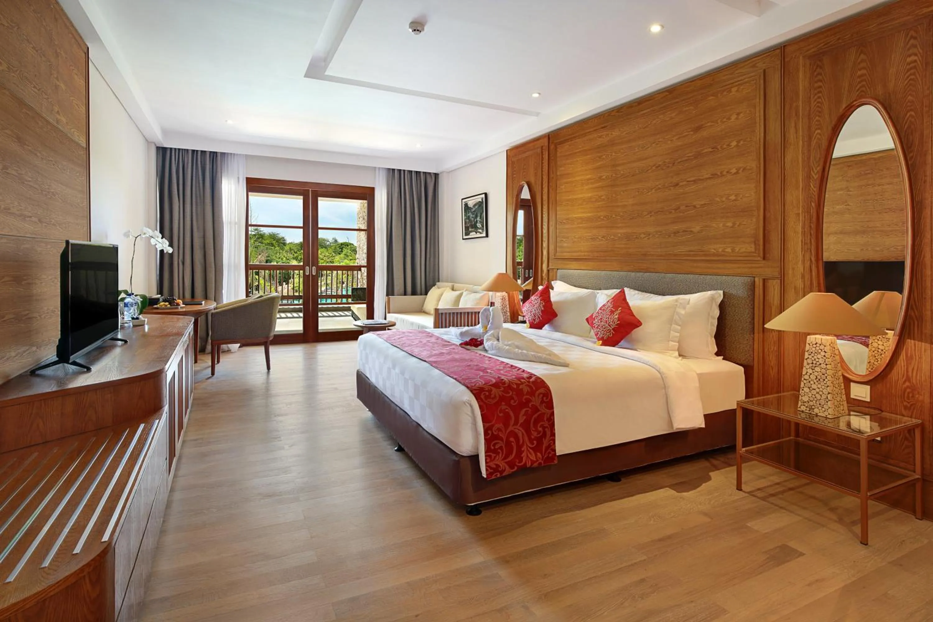 TV and multimedia, Bed in Royal Tulip Springhill Resort Jimbaran