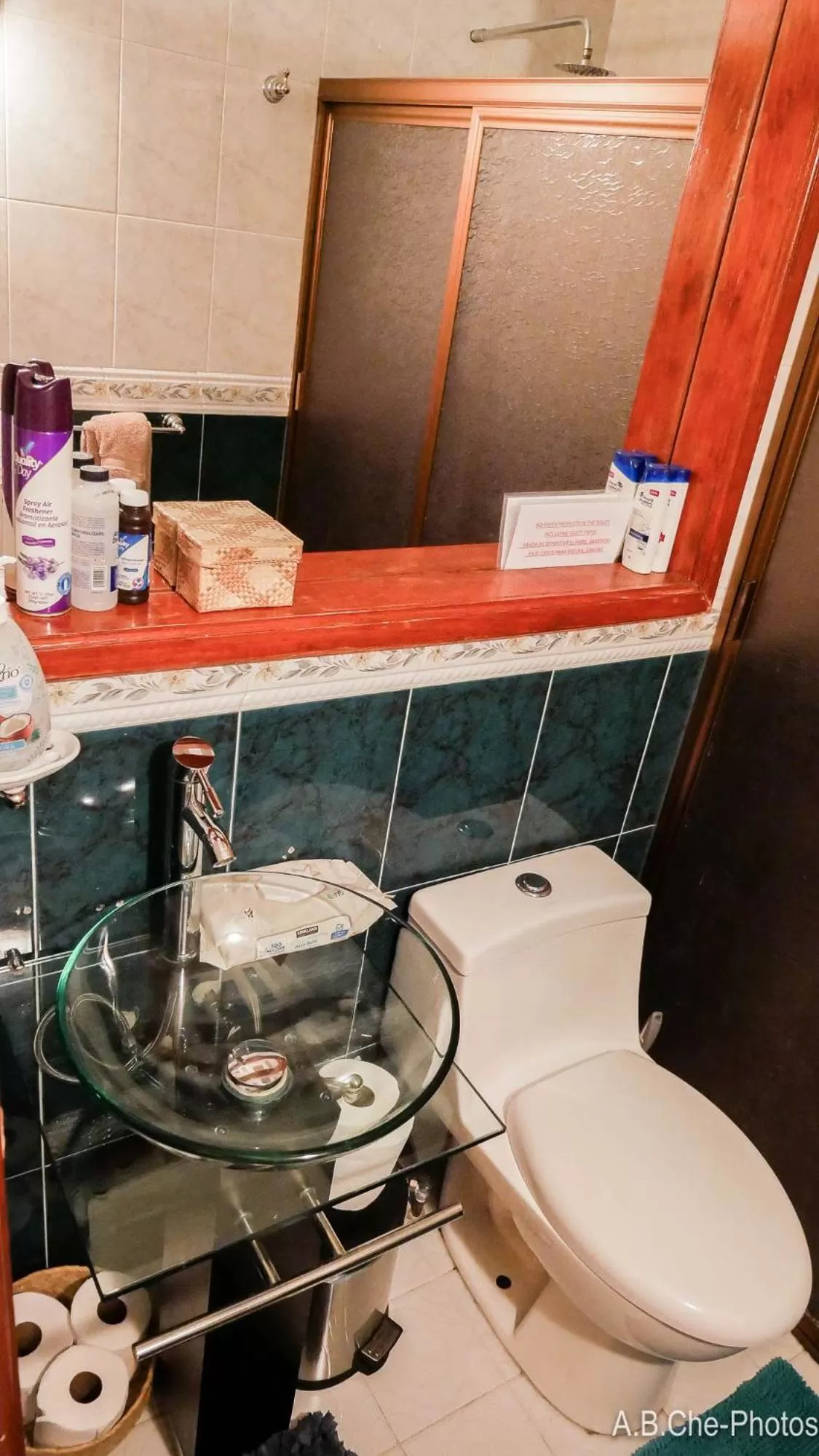 Bathroom in Casona Rosa B&B, Morelia