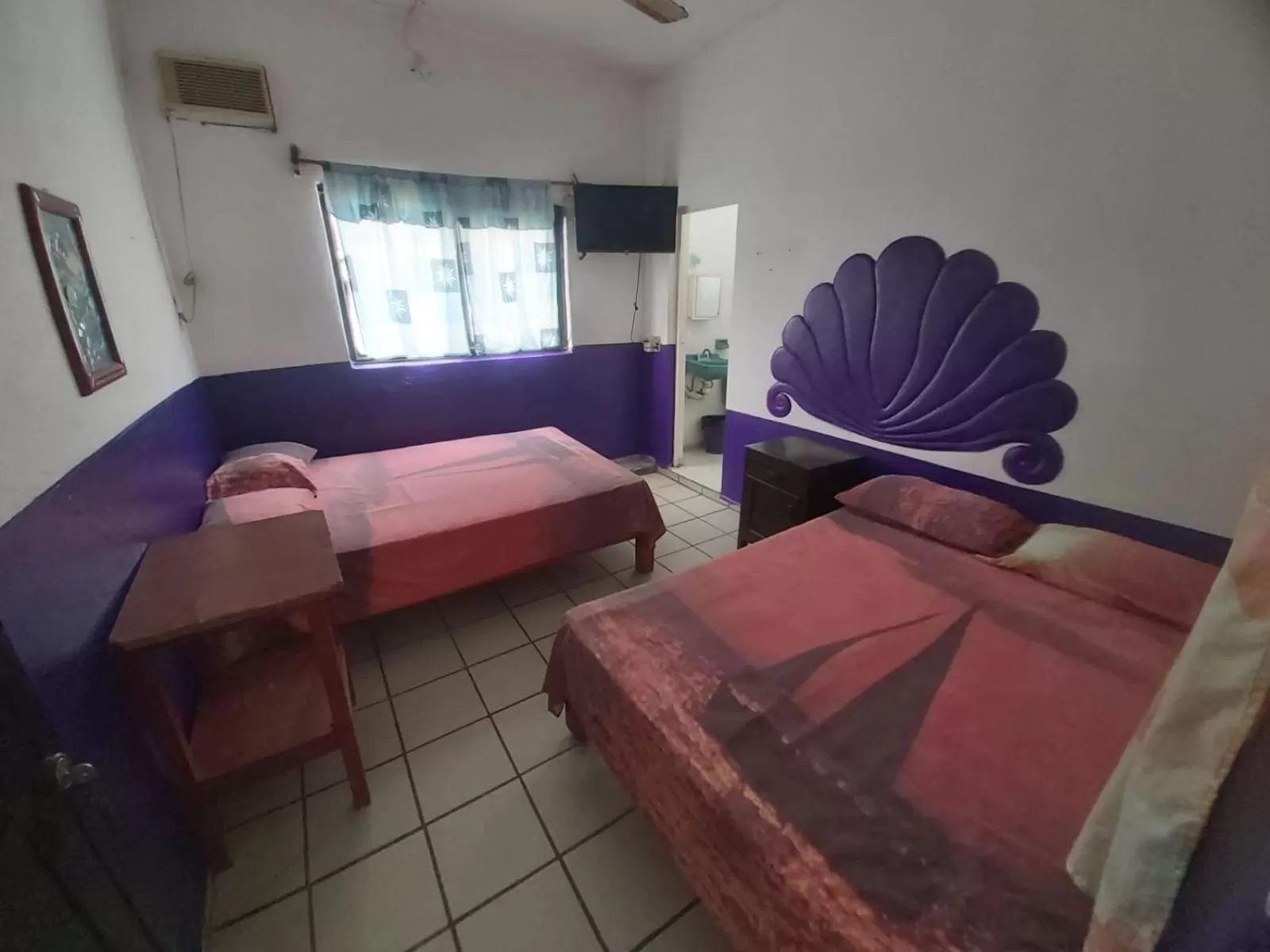 Bed in Hotel Ayalamar Manzanillo