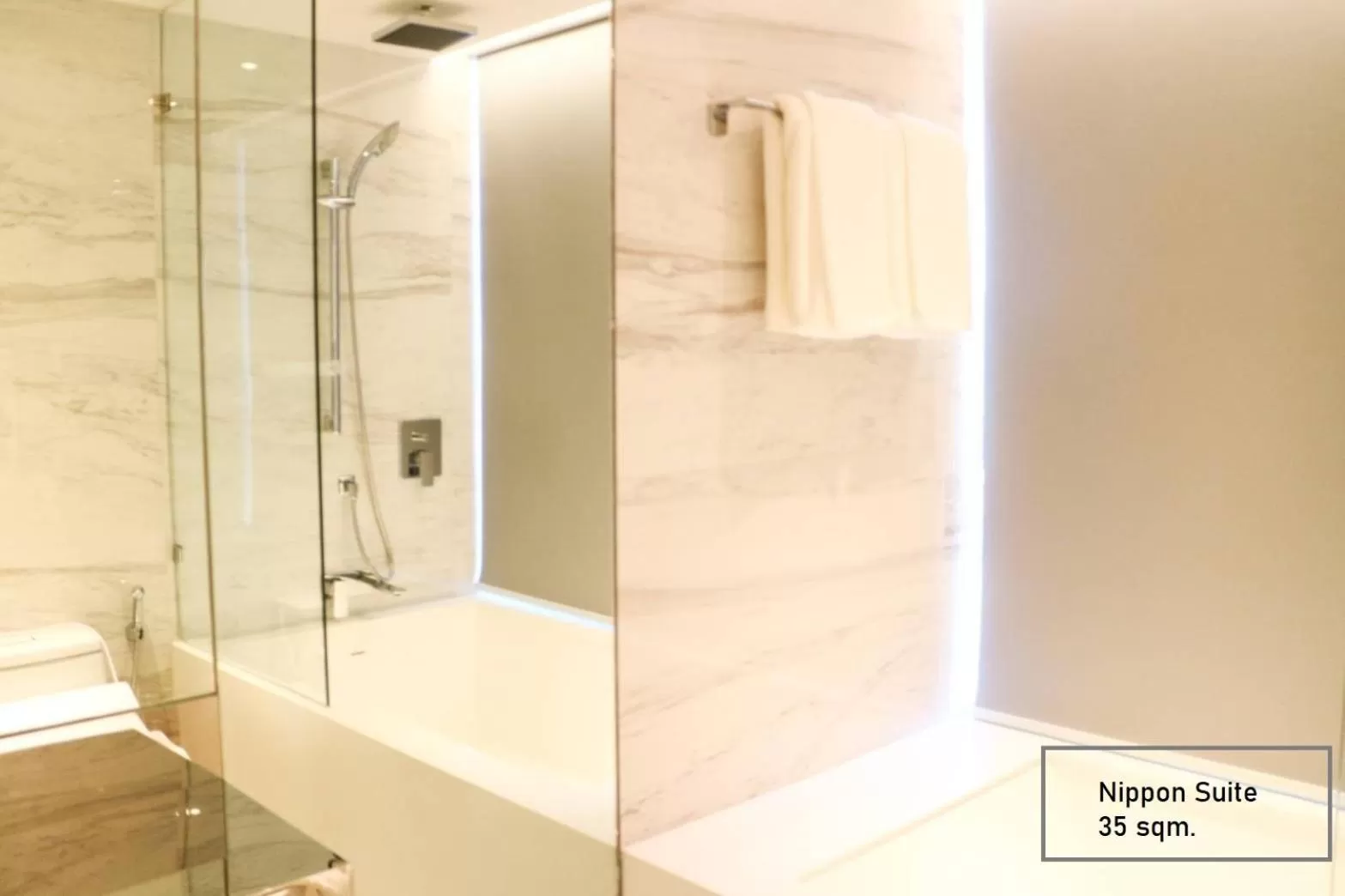 Bathroom in ashley hotel bkk