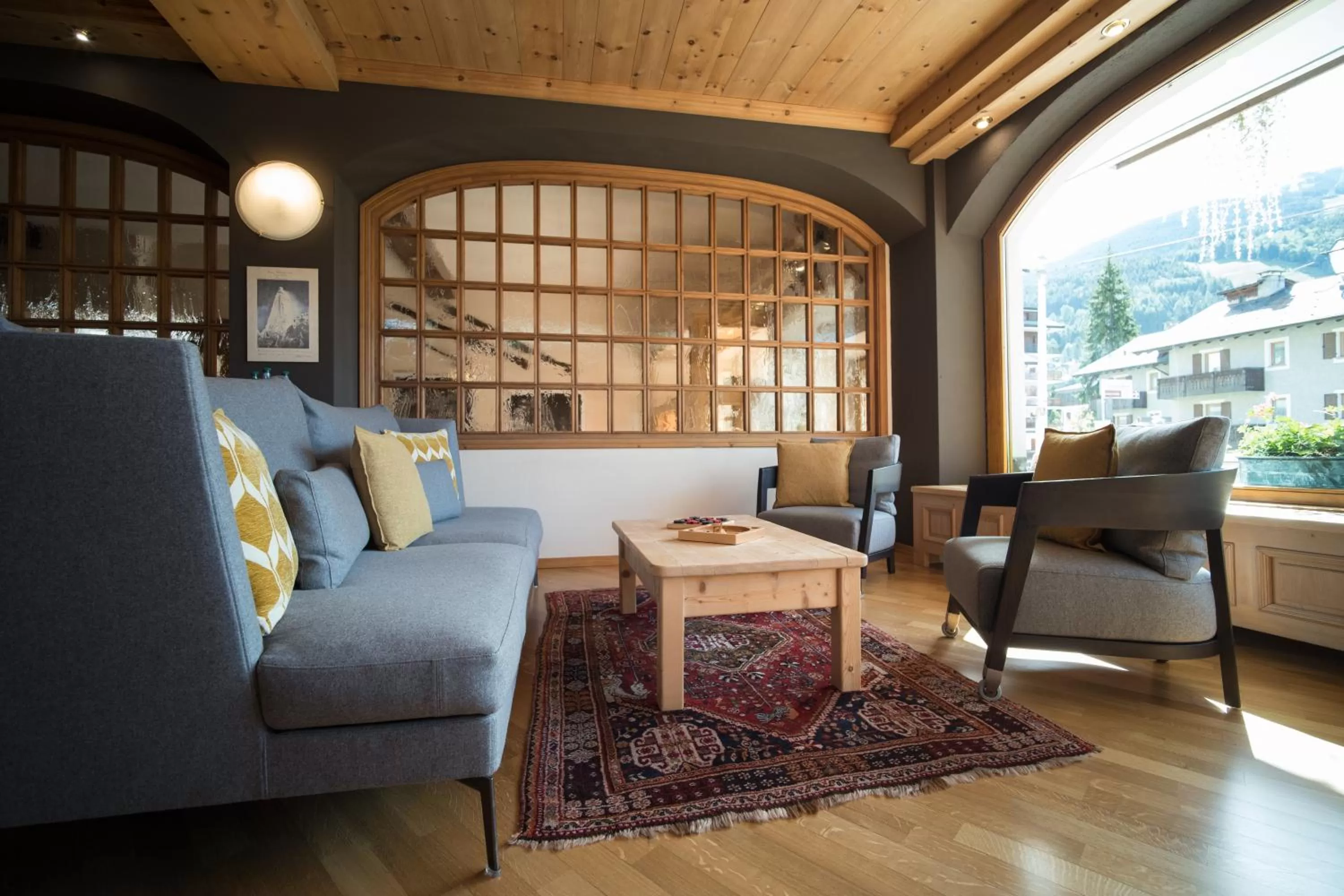 Communal lounge/ TV room in Meublè Garnì Della Contea