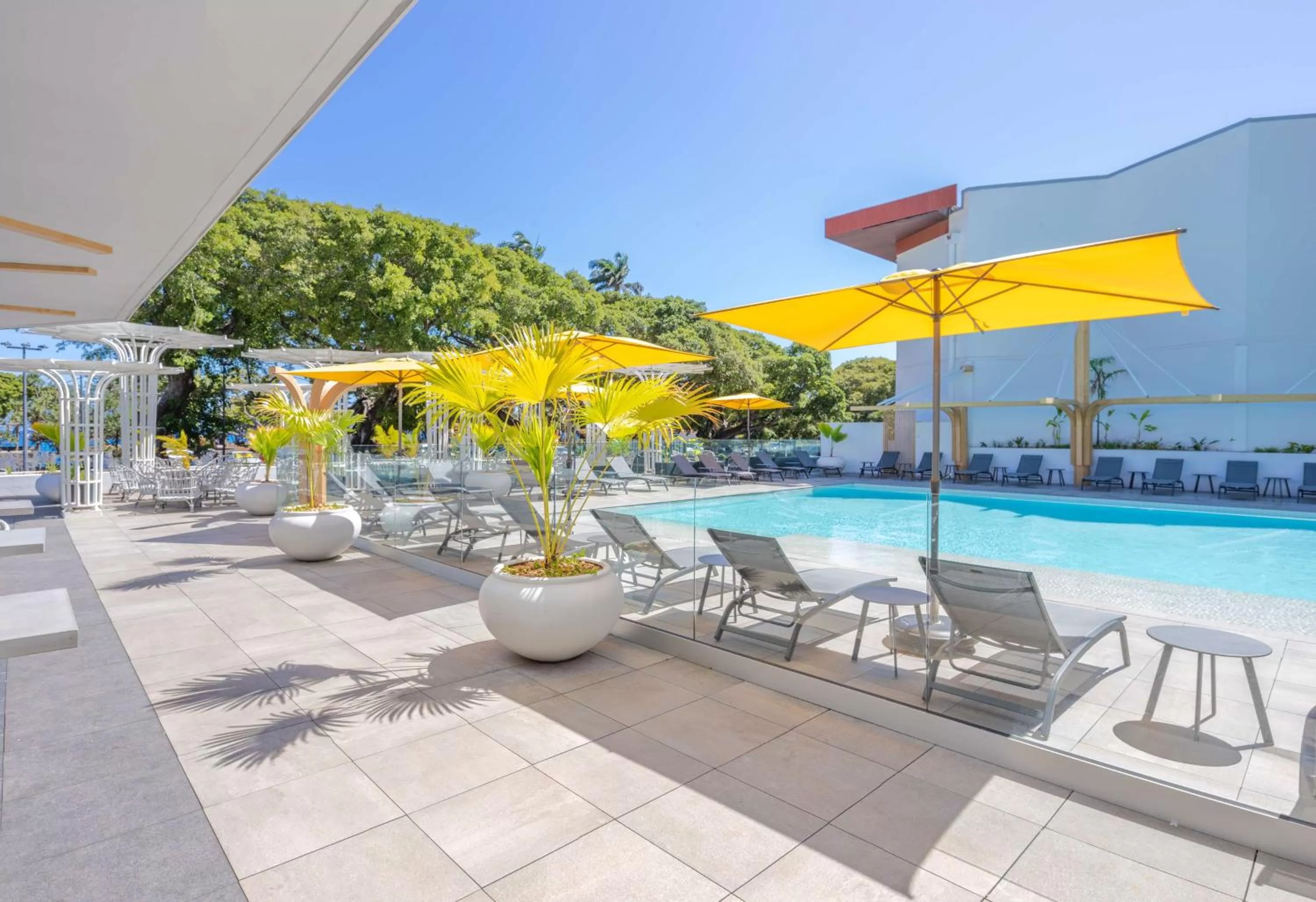 Patio in Radisson Hotel Saint Denis, La Reunion