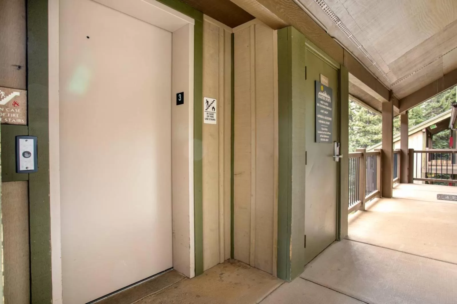 elevator in Bluegreen's StreamSide at Vail