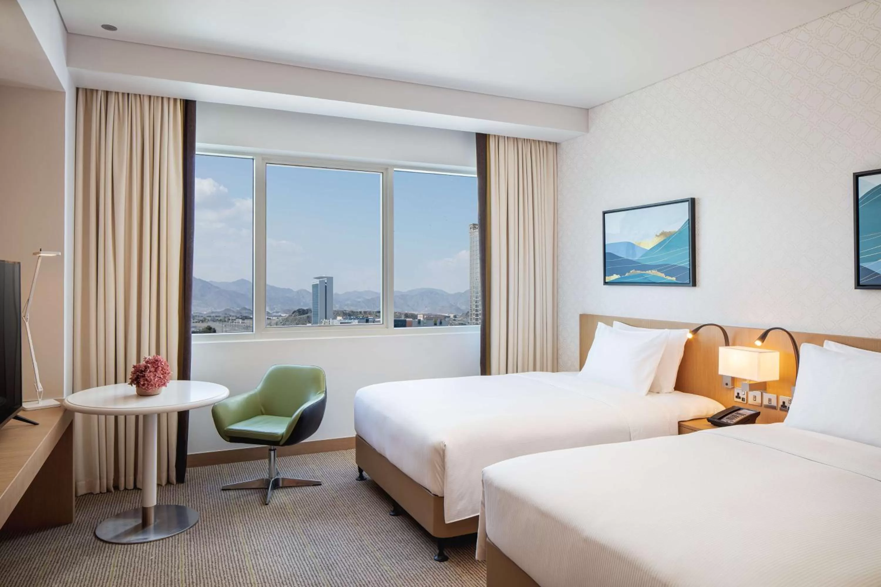 Bed in Doubletree By Hilton Fujairah City