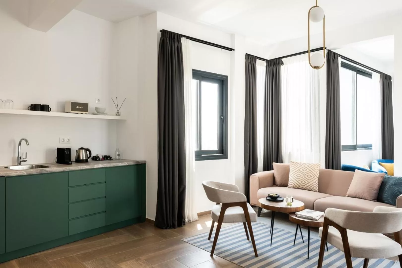 Seating area in Play Theatrou Athens a member of Brown Hotels