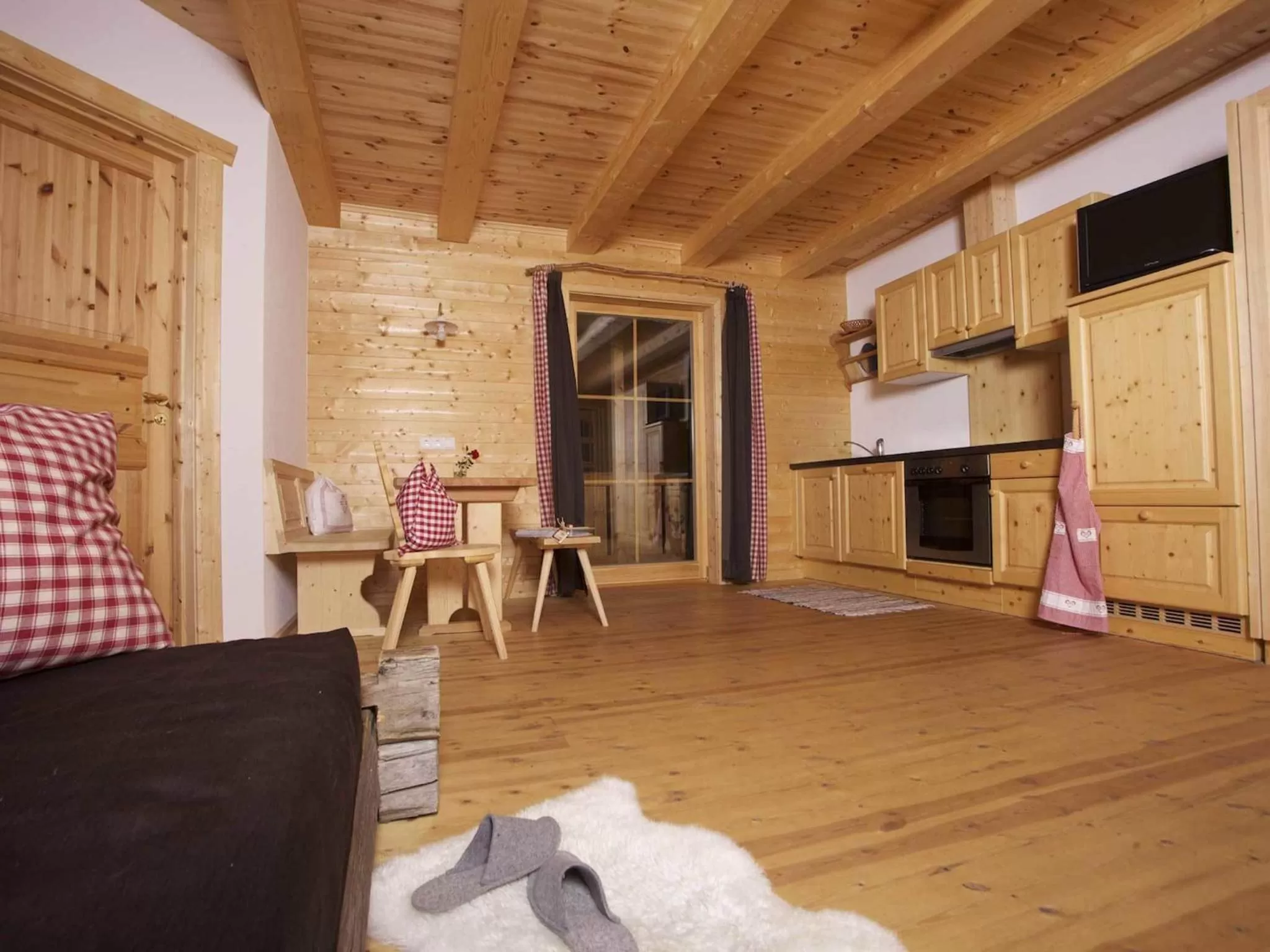 Living room in Bio Aparthotel Blaslahof