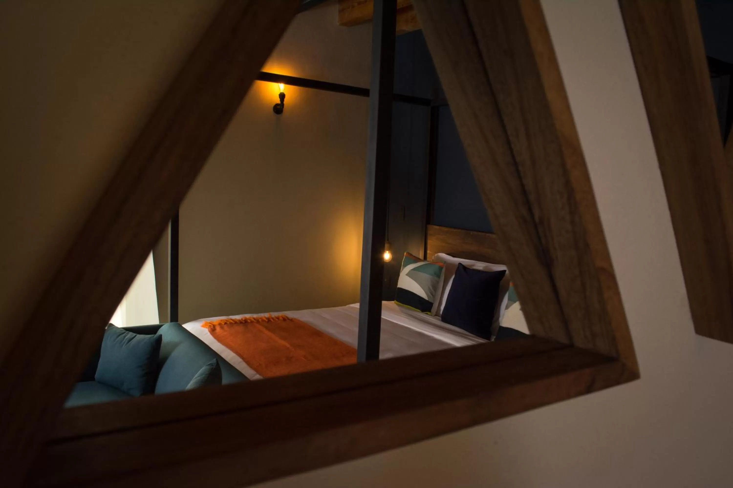 Bed in Antigua Trece Hotel Fusión & SPA