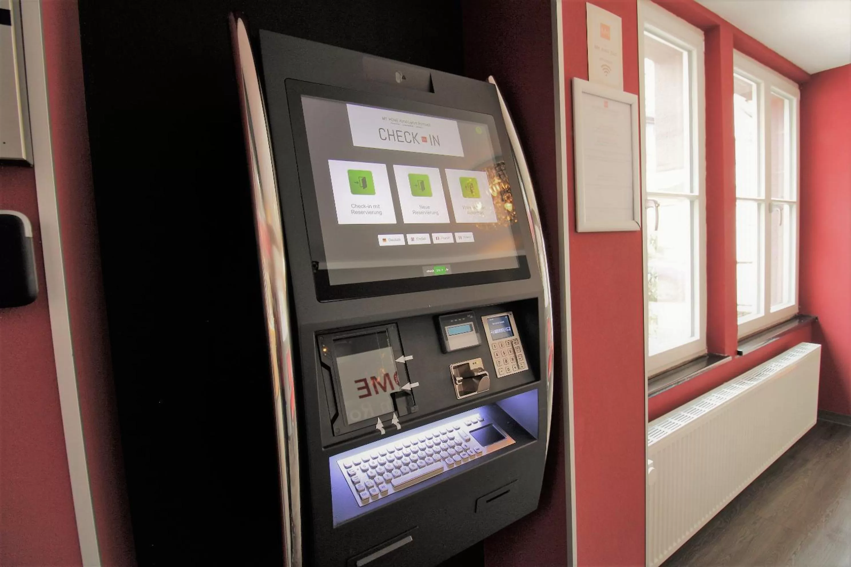 Lobby or reception in MY HOME Hotel Lamm Rottweil "Smart Home"