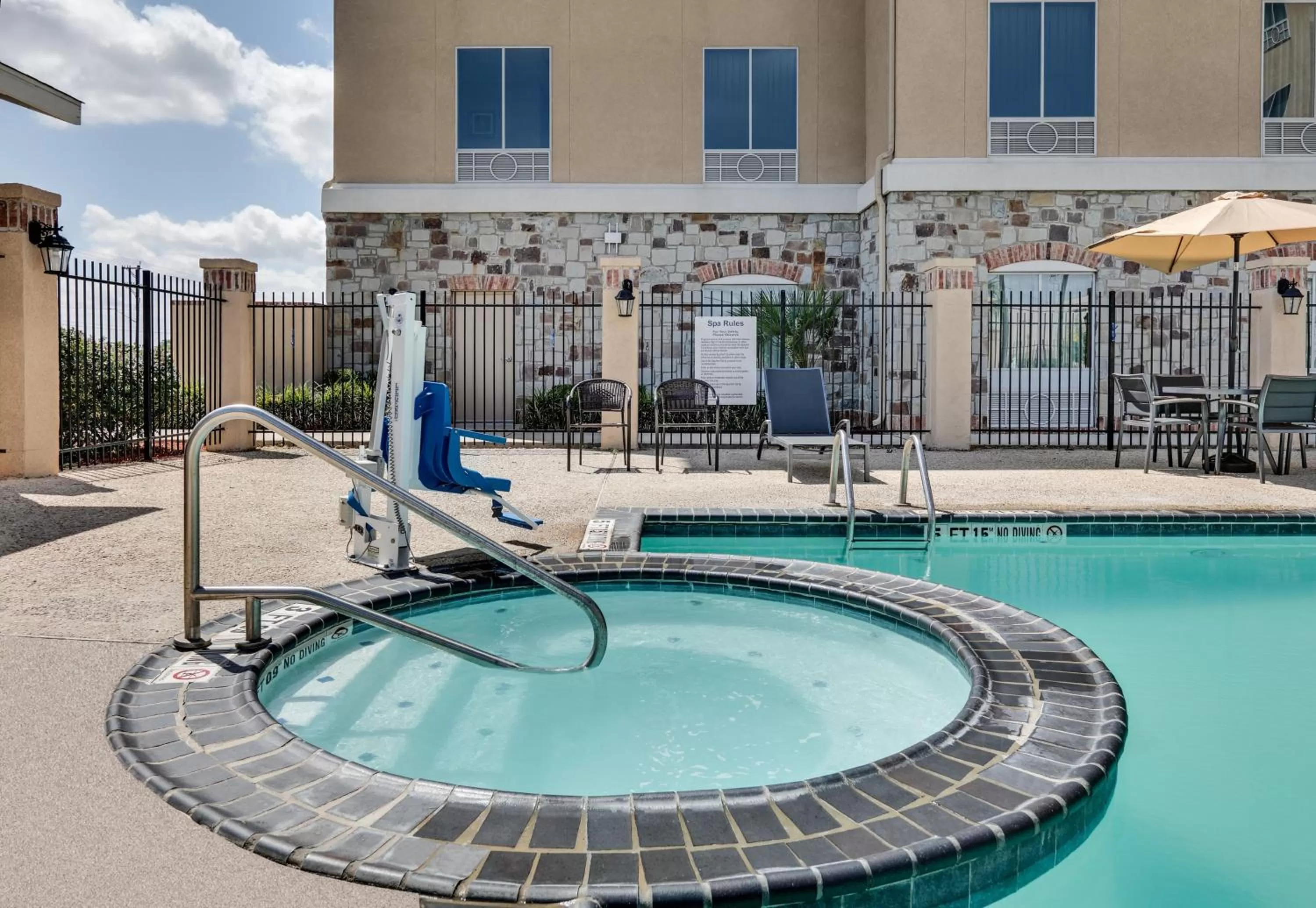 Swimming pool in Holiday Inn Express & Suites San Antonio - Brooks City Base by IHG