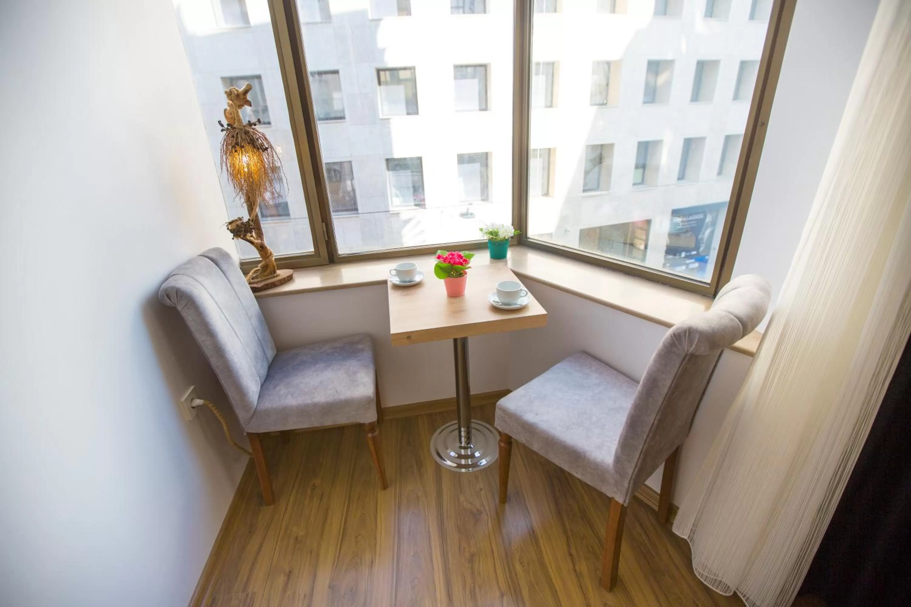 Seating area in Golden Street Hotel