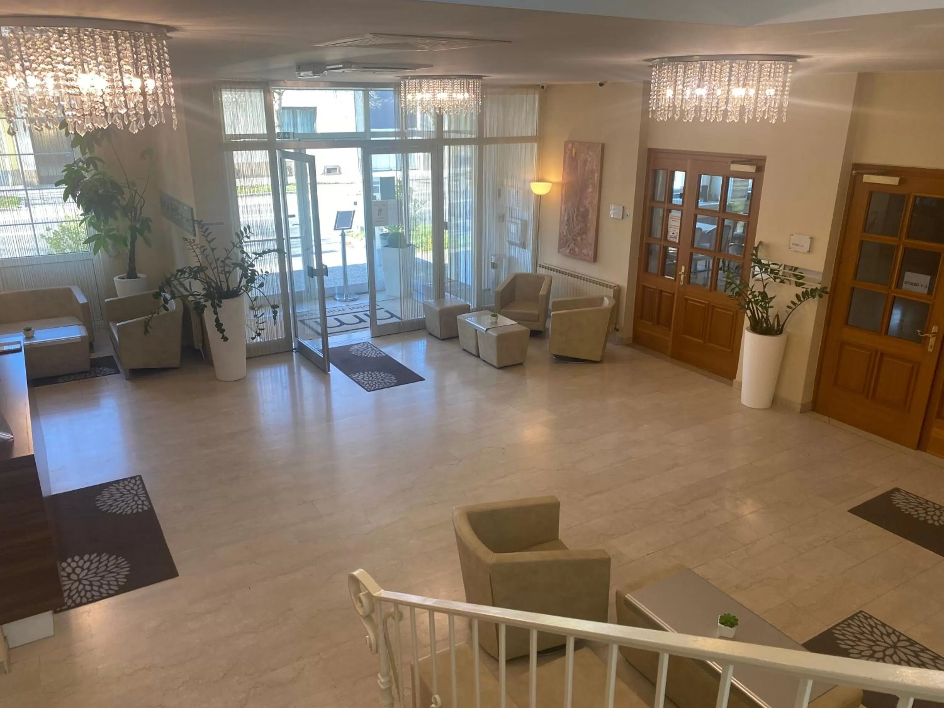 Seating area in Hotel Michael