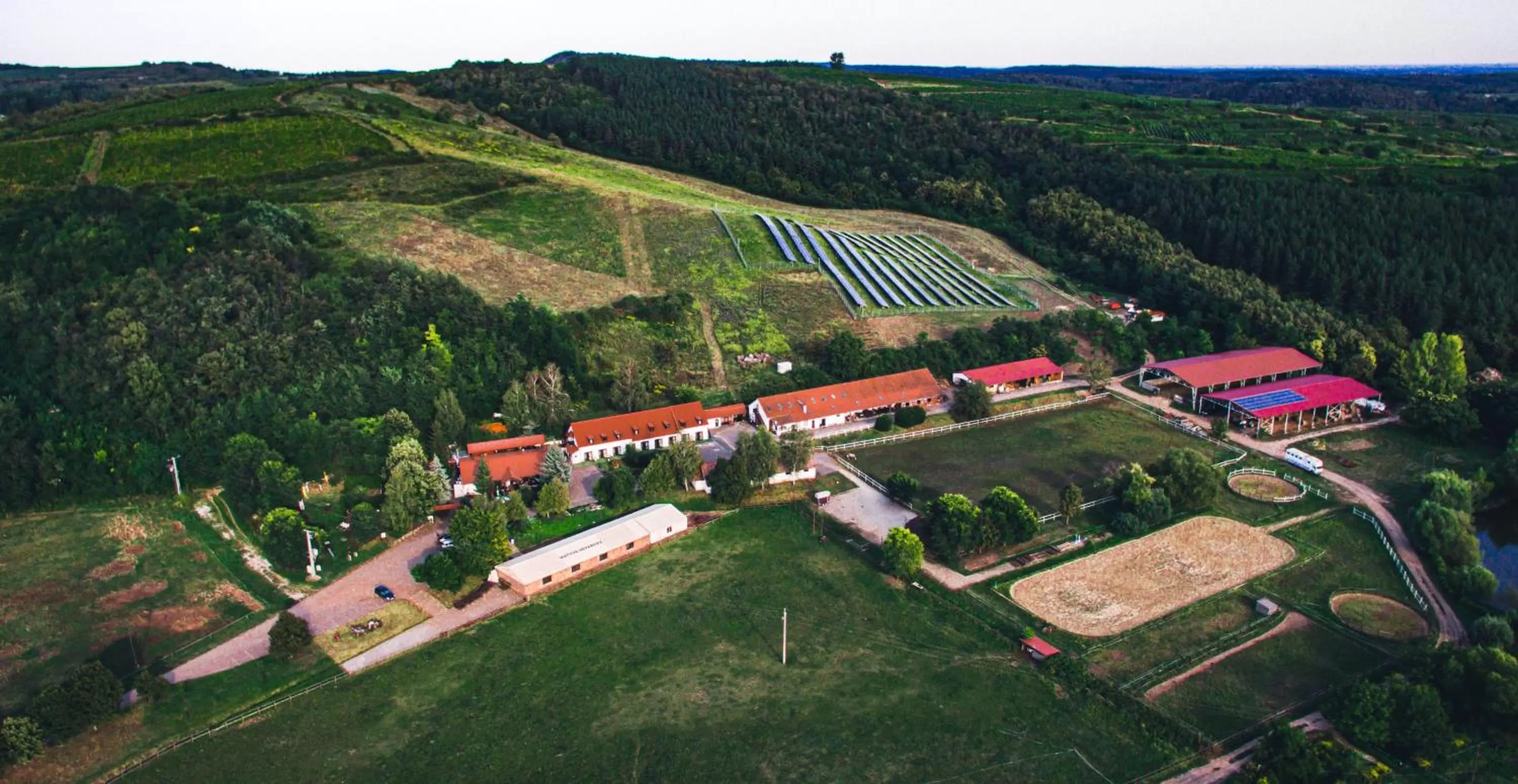 Bird's-eye View in Mátyus Udvarház Kengyel Fogadó Eger