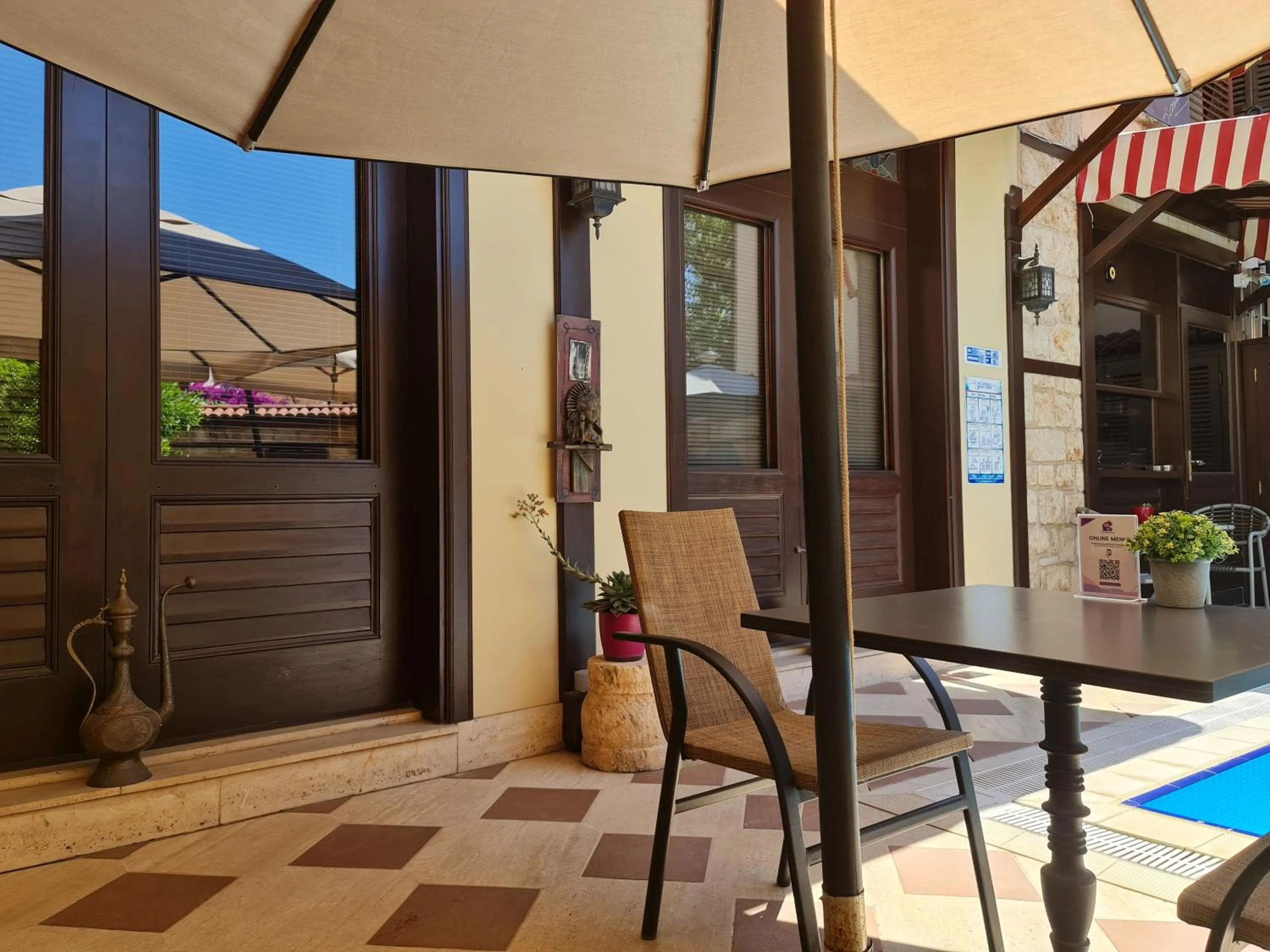 Patio in Eski Masal Hotel - Special Class