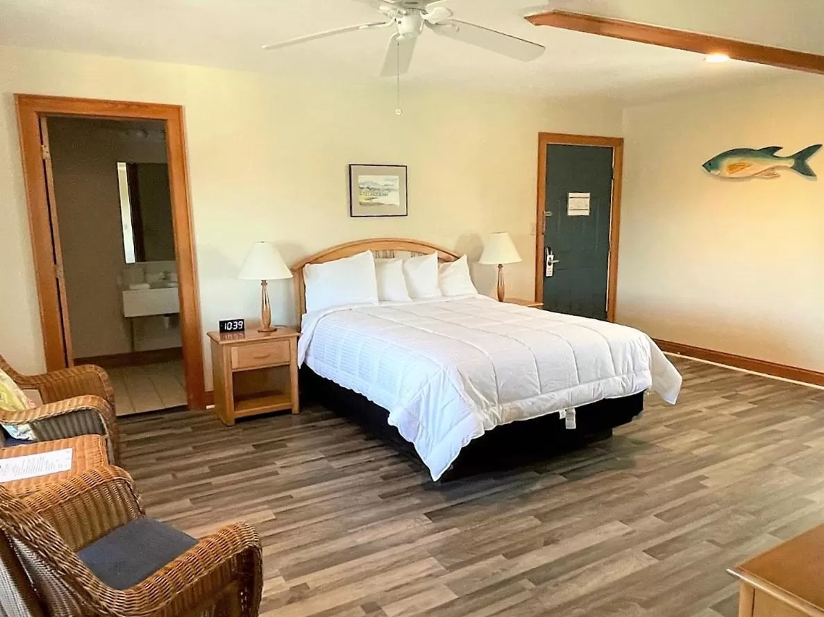 Bed in Pony Island Inn