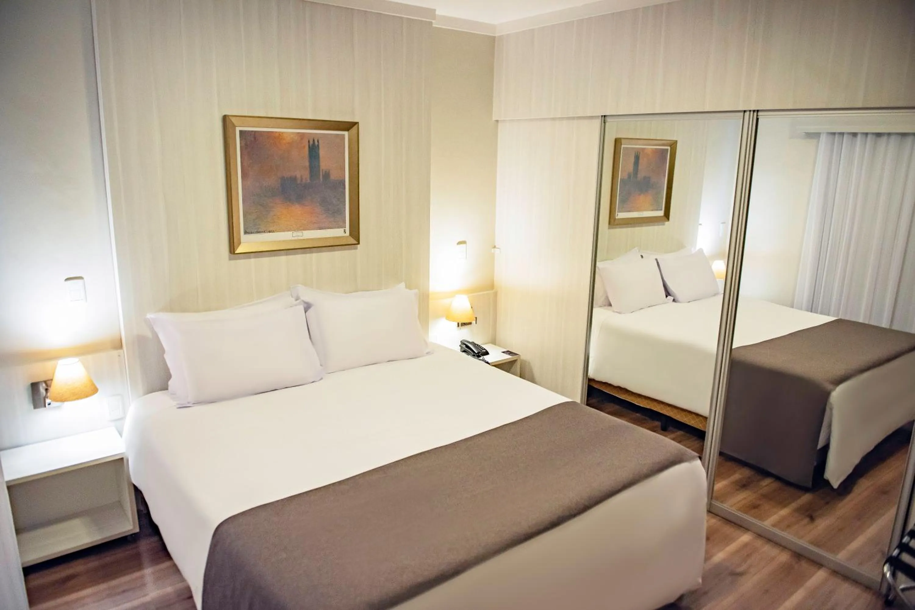 Bed in Charrua Hotel