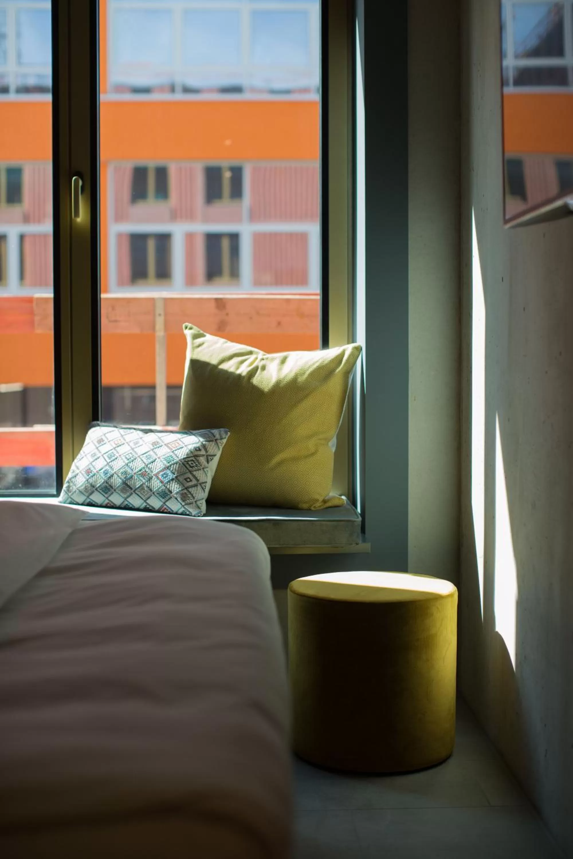 Decorative detail, Bed in gambino hotel WERKSVIERTEL