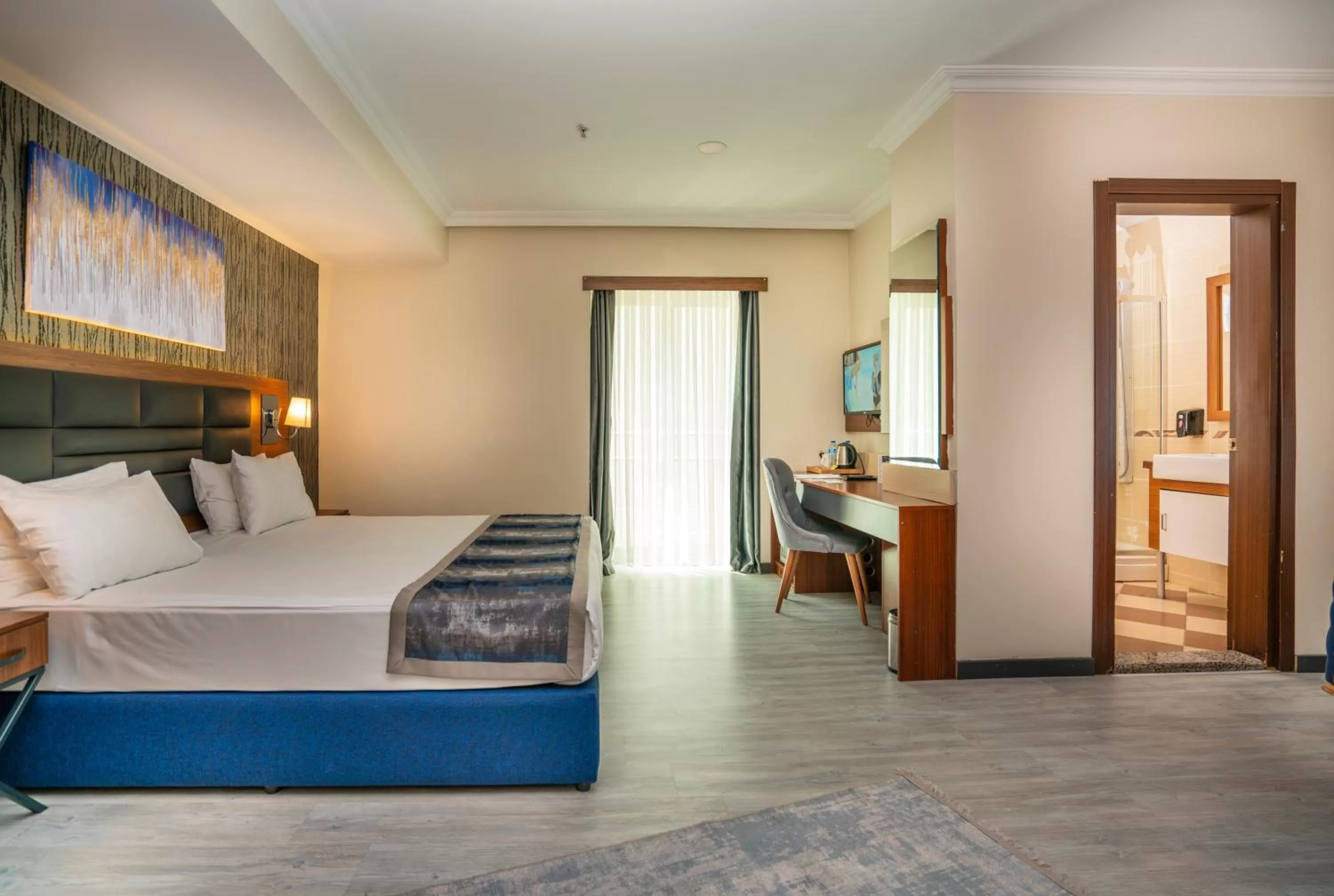 Bed in The Bostancı Otel