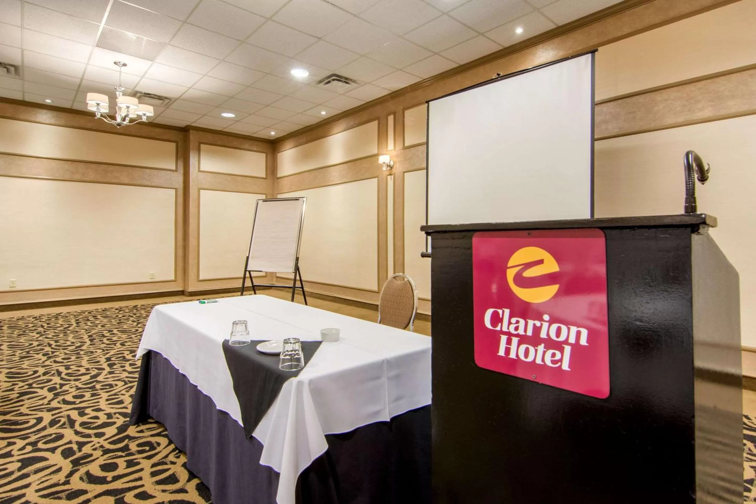 On site in Clarion Hotel