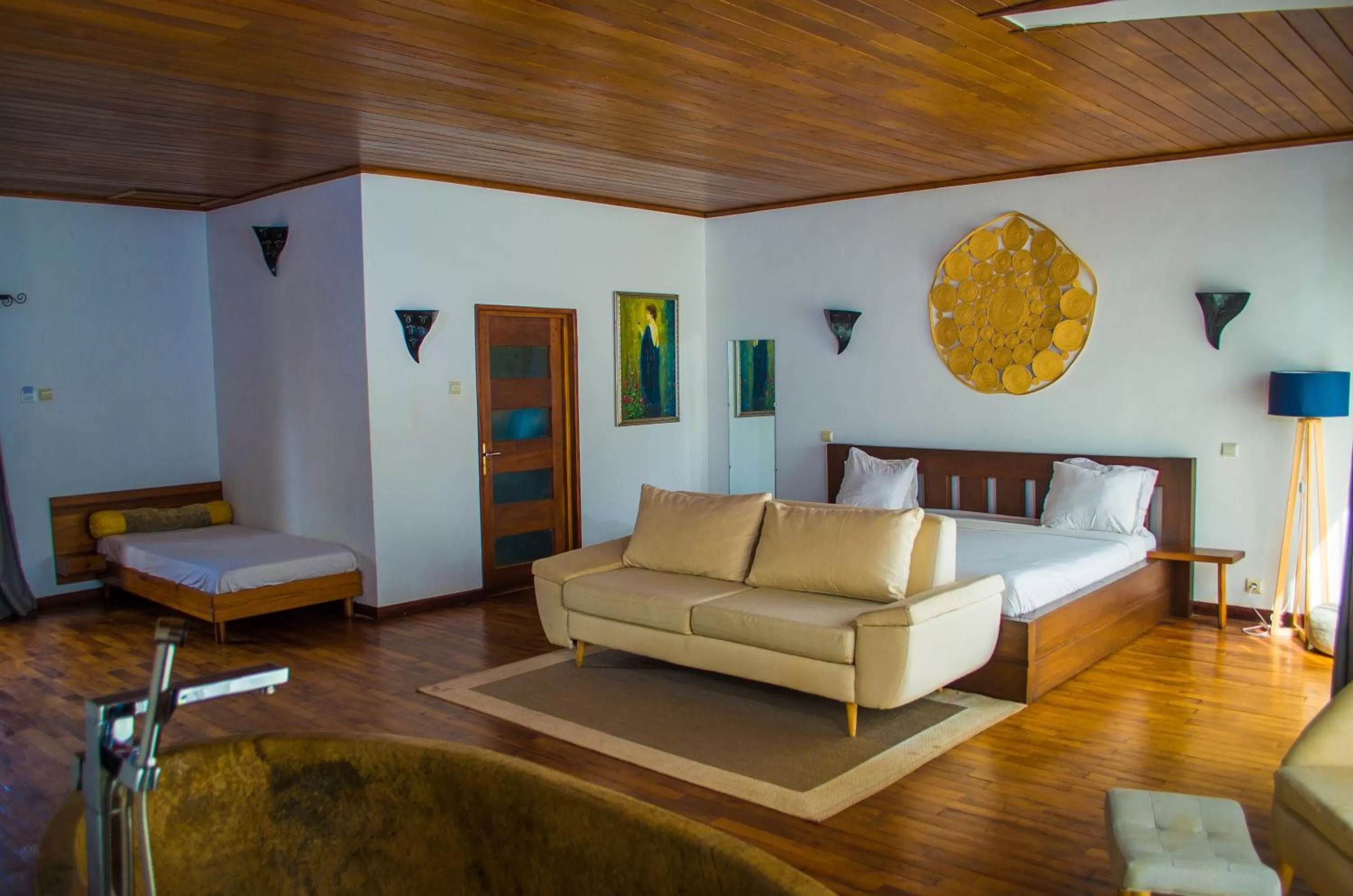 Seating area in Ikopa Hôtel Madagascar