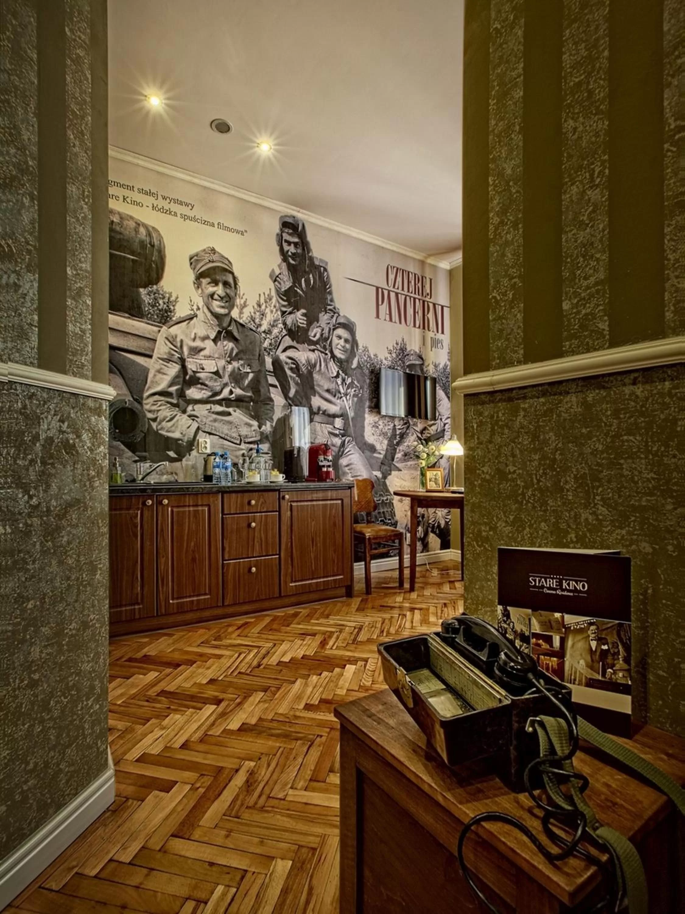 Kitchen or kitchenette in Stare Kino Cinema Residence