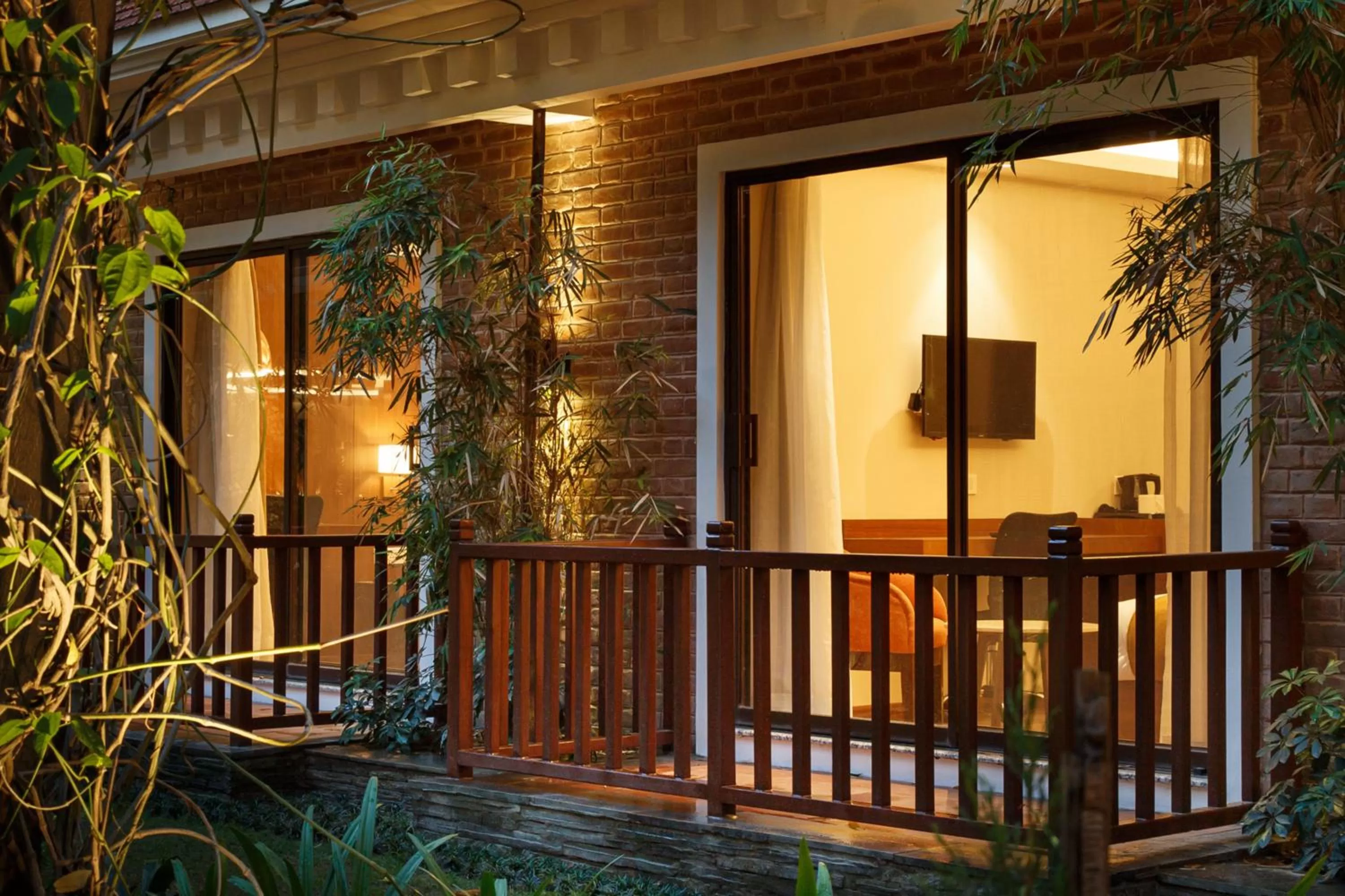 Balcony/Terrace in Hotel Thrive, A Tropical Courtyard