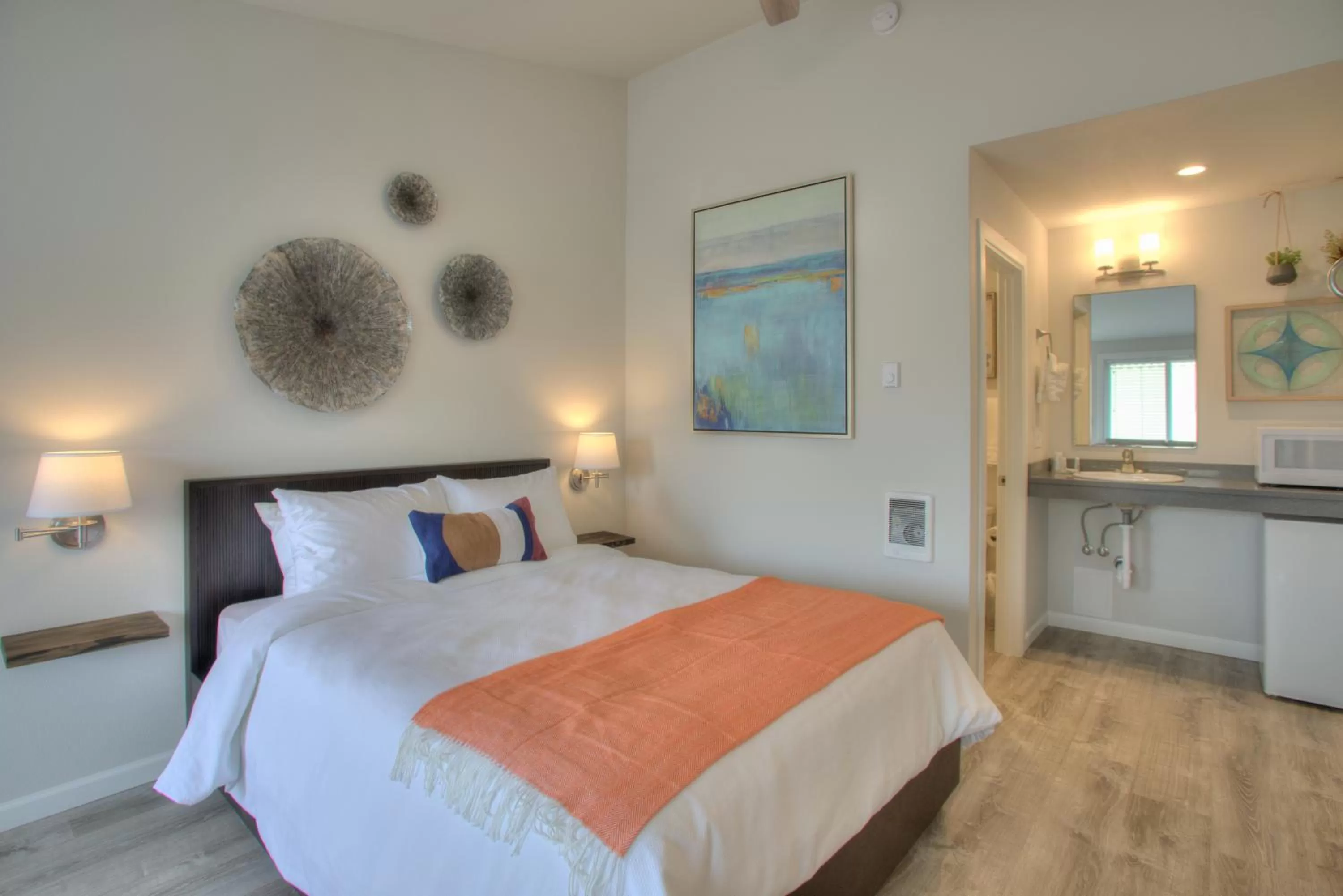 Bed in Ocean Shores Resort