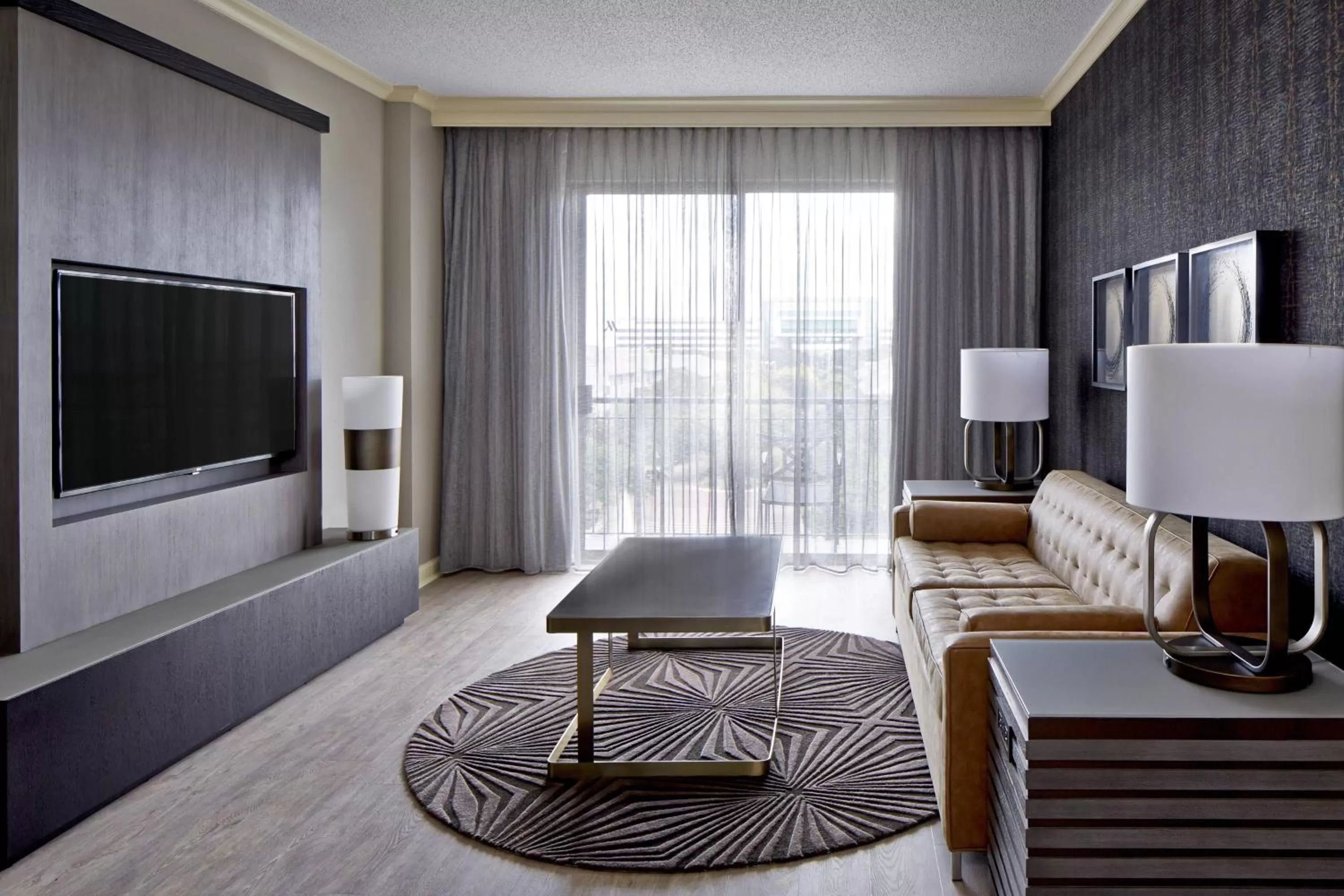 Living room in Dallas/Plano Marriott at Legacy Town Center