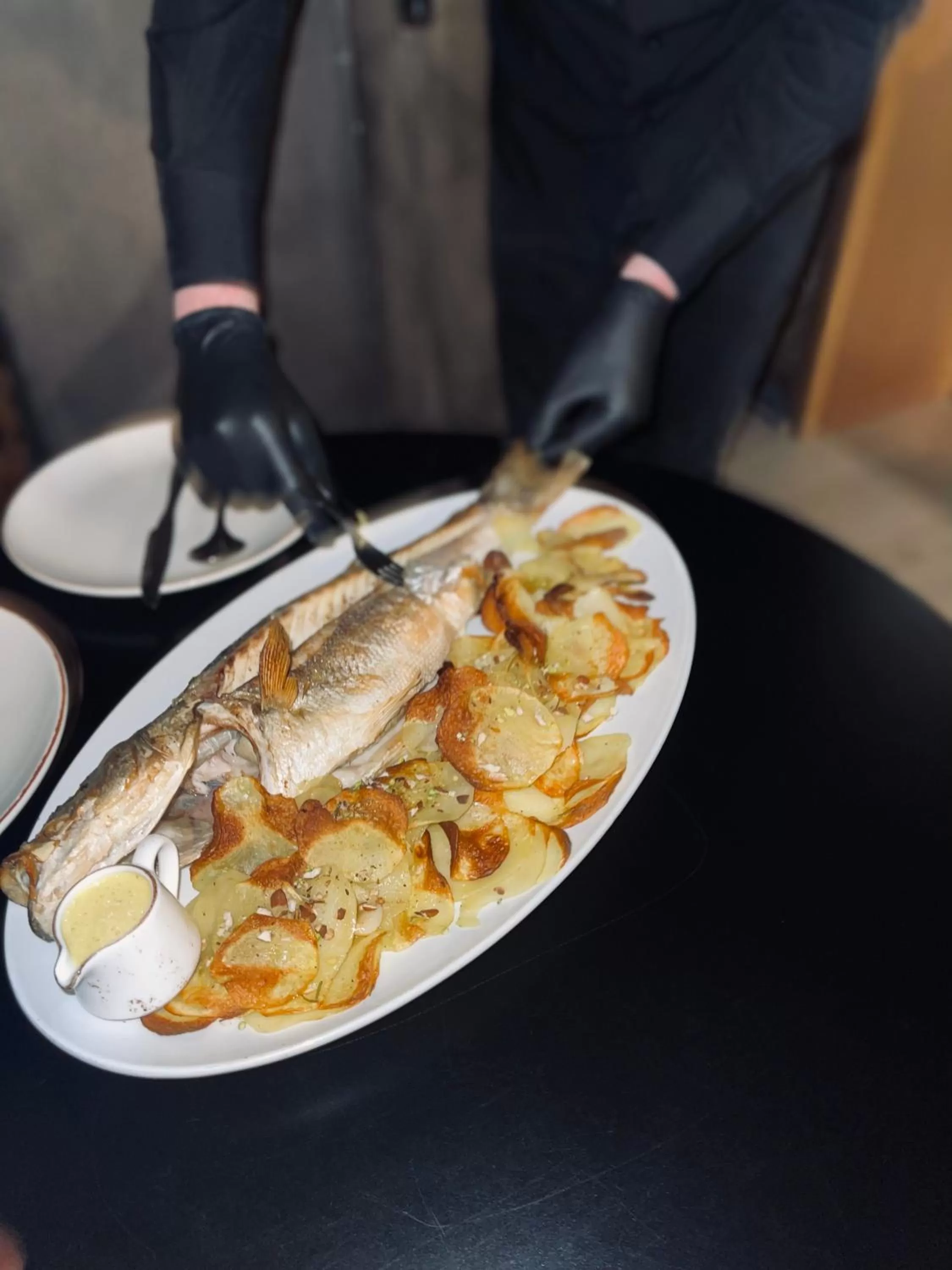 Food in Dim's Hotel & Restaurant