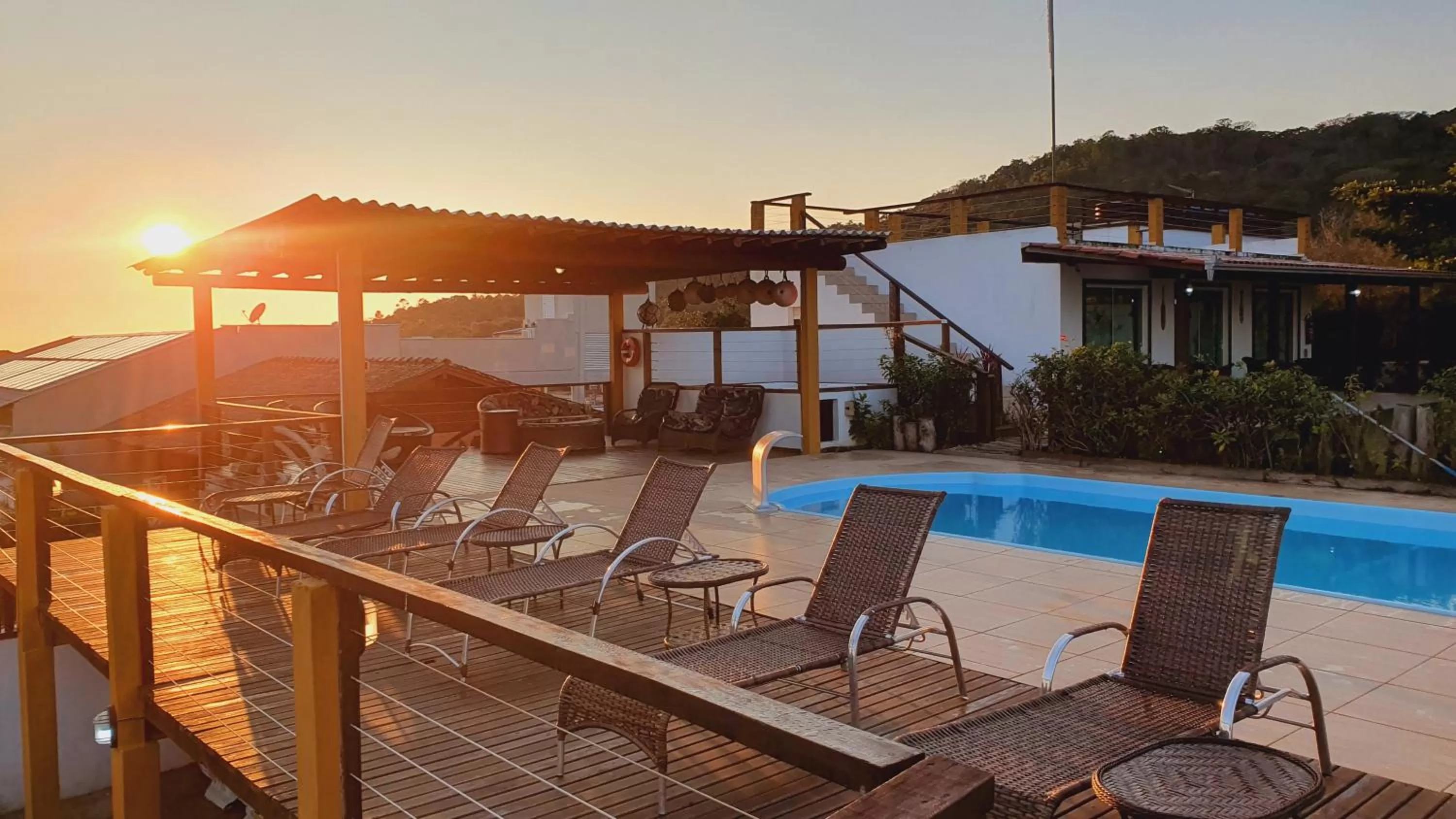 Swimming Pool in Pousada Vila de Monaco