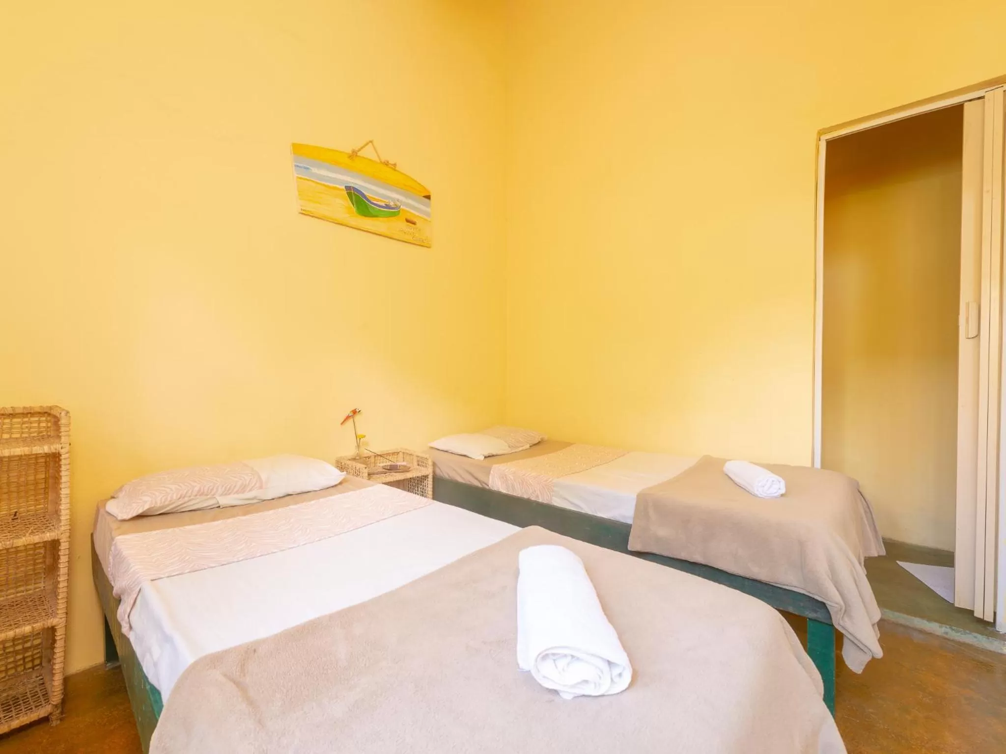 Bed in Pousada da Rosa