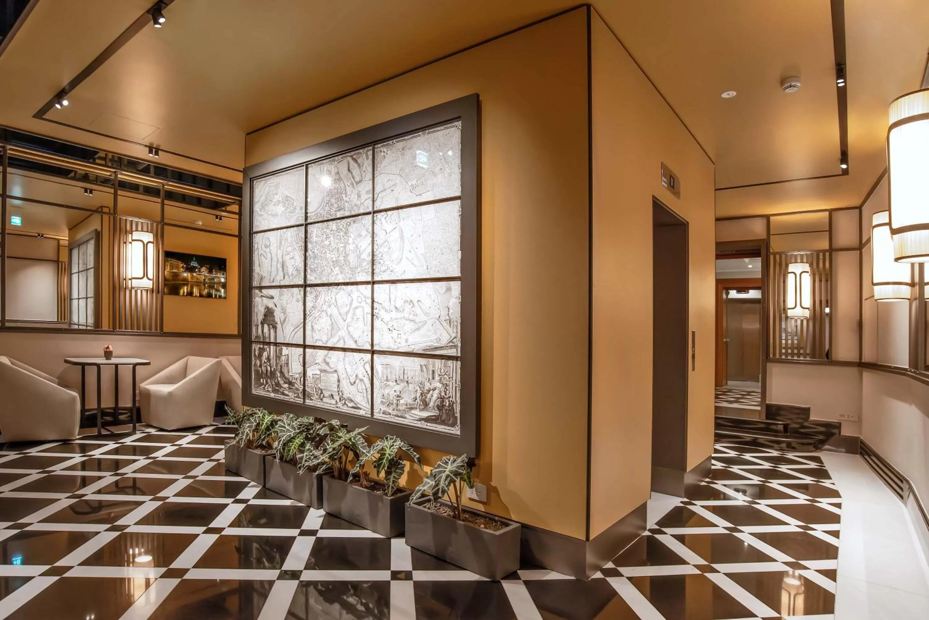 Lobby or reception in Hotel Lunetta