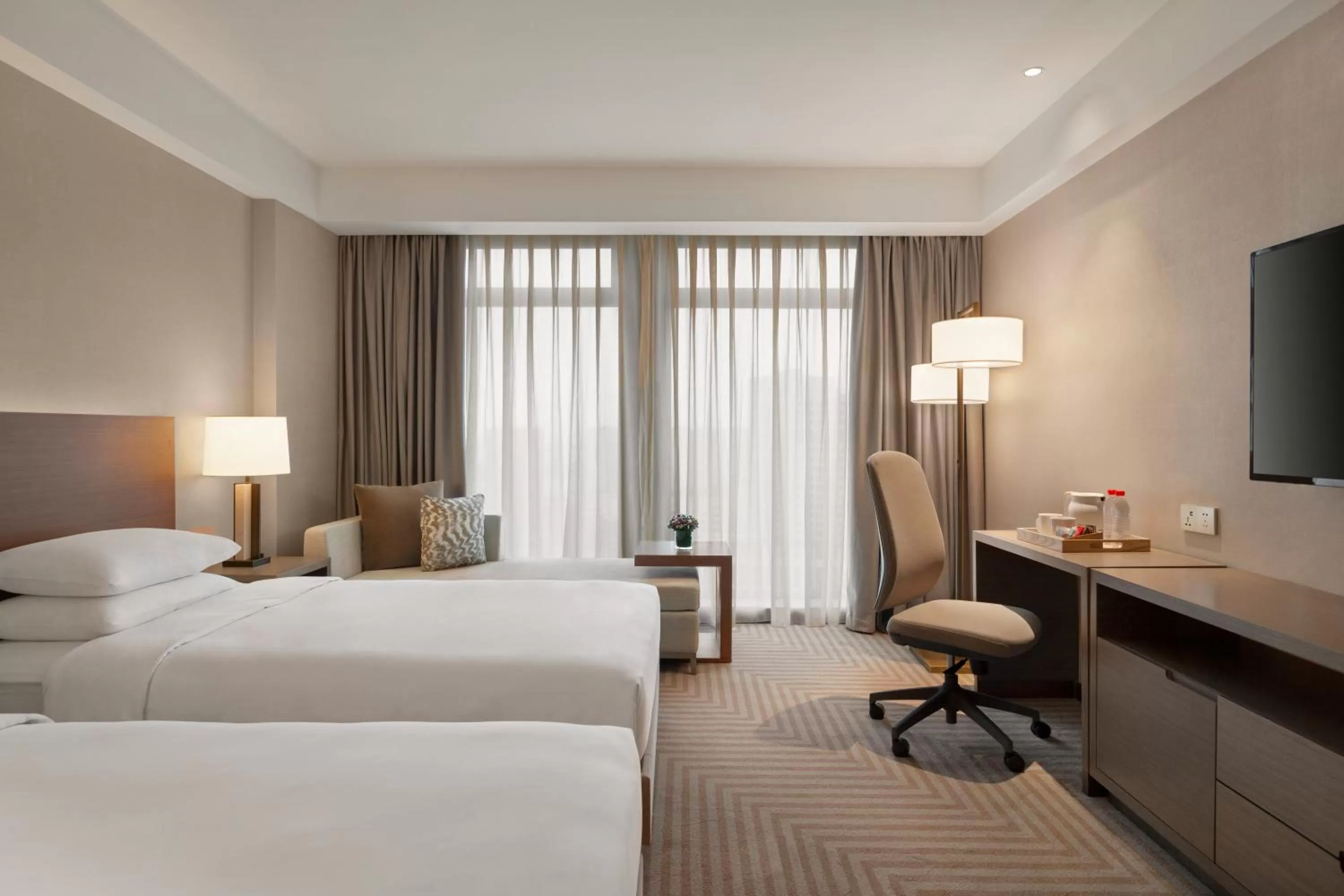 Bedroom, Bed in Hyatt House Chengdu Pebble Walk